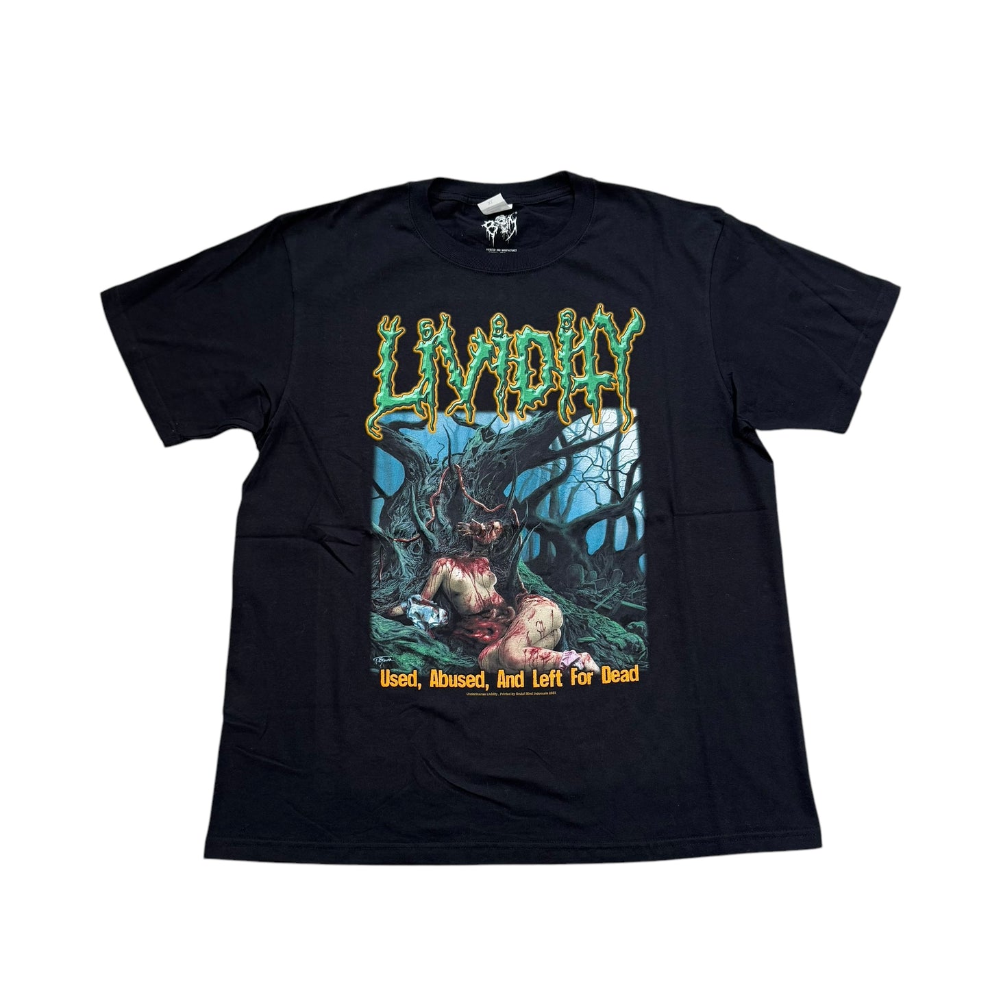 Lividity Sonic Wave Of Anal Destruction T-Shirt BRAND NEW (XL)