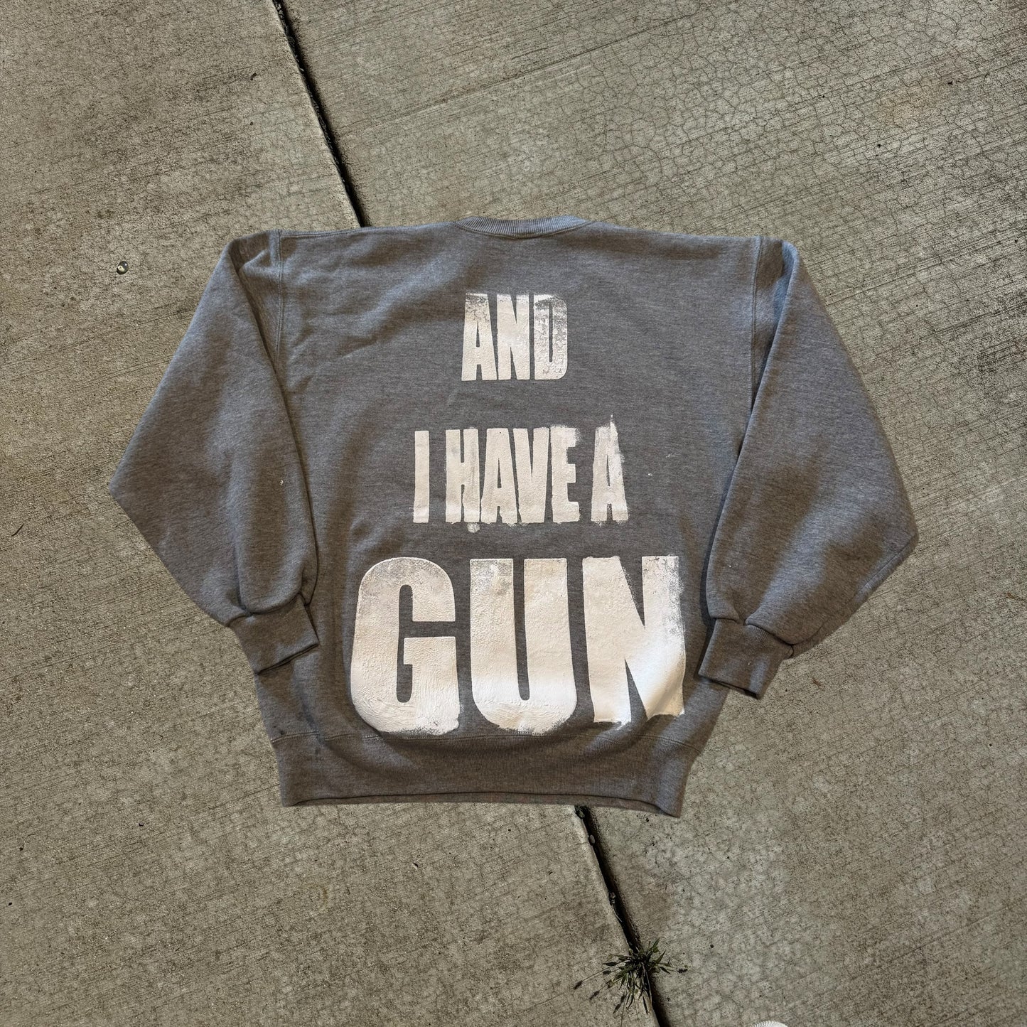 Karma Kills… AND I HAVE A GUN 1/1 Crewneck (Large)