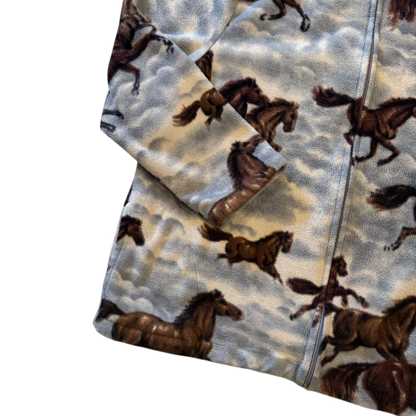 Horses In The Clouds All Over Print Fleece (XXL)
