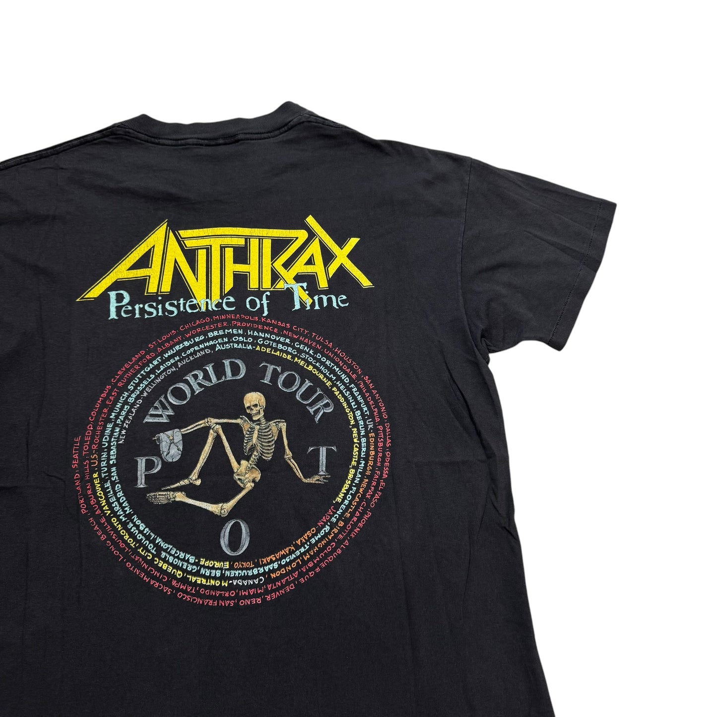 Anthrax Persistence Of Time Tour Shirt 90s (Boxy Large)