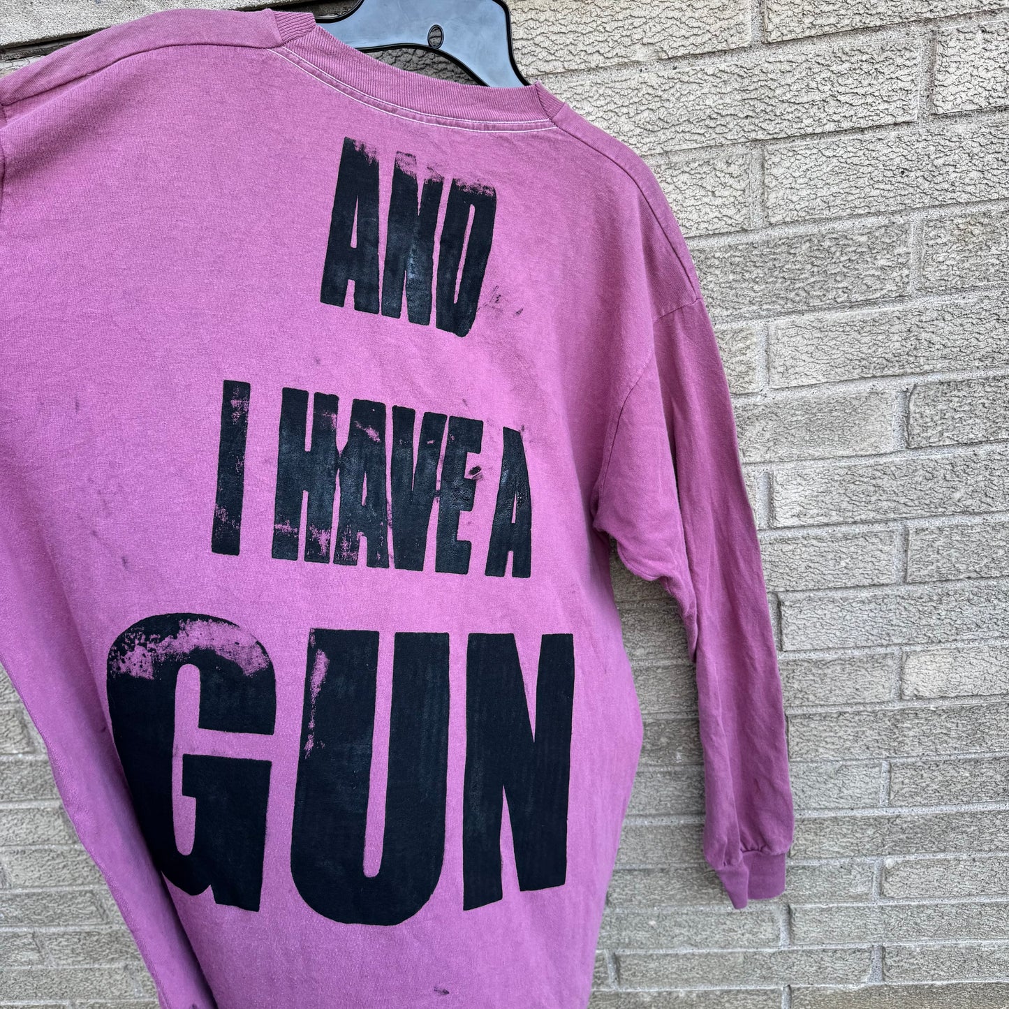 Karma Kills… And I Have A Gun 1/1 Long Sleeve T-Shirt (XL)