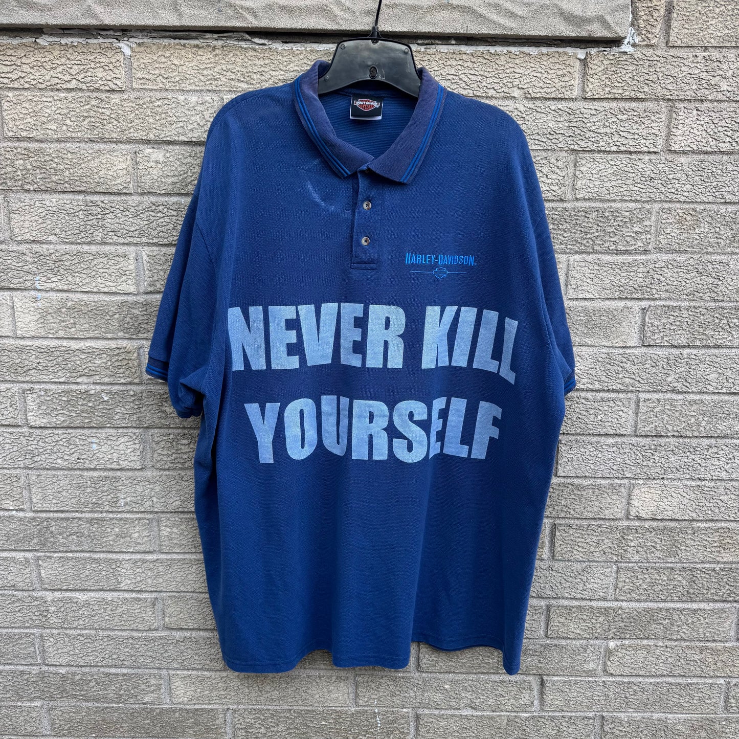 NEVER KILL YOURSELF 1/1 Polo T-Shirt (XXL)