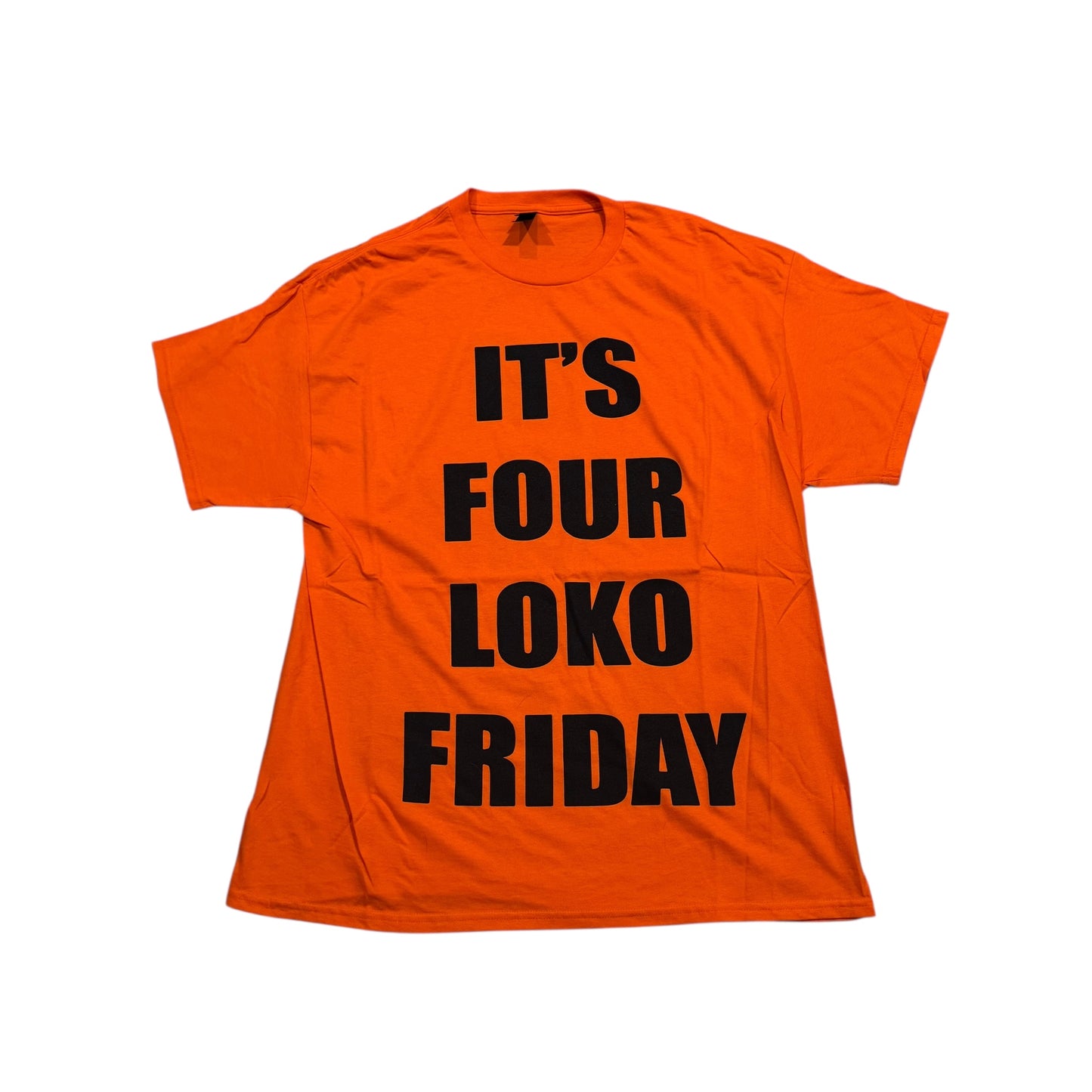 Four Loko Friday Orange T-Shirt (XL) PERSONALS COLLECTION