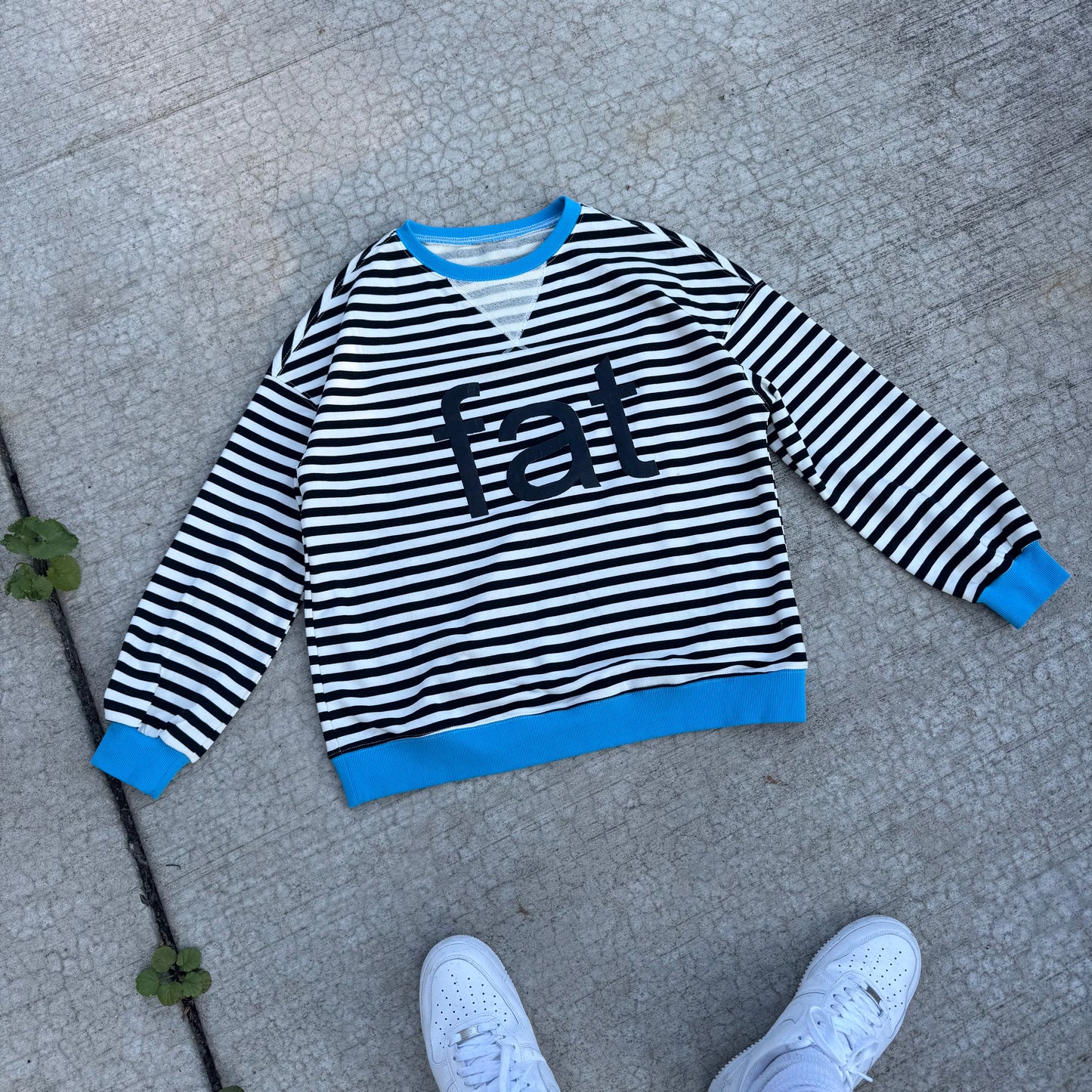 Fat Summer 1/1 Striped Crewneck (XL)