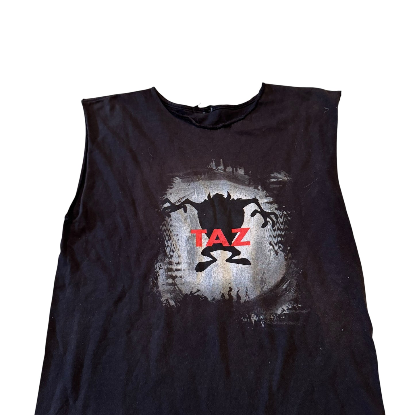 Looney Tunes Taz Chopped T-Shirt 2000s (Large)
