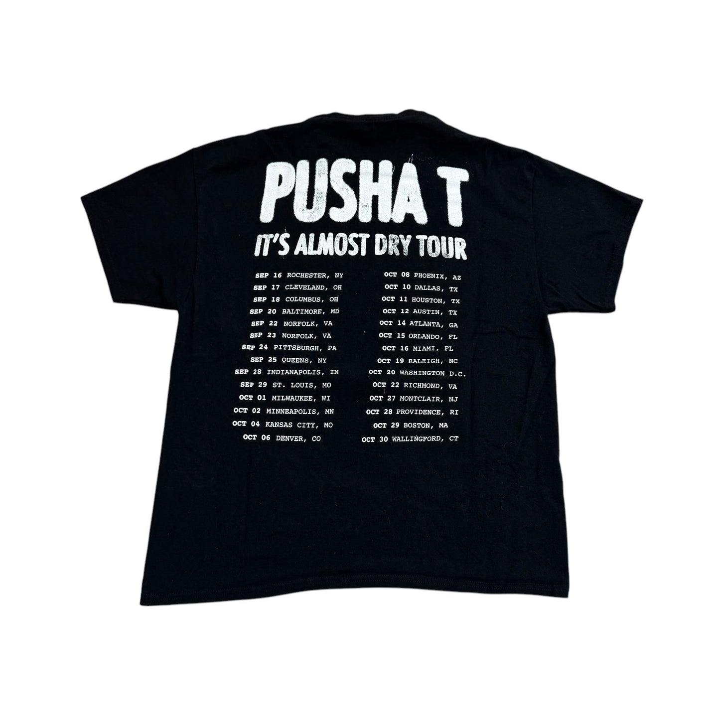 Pusha T It’s Almost Dry Tour T-Shirt (XL)