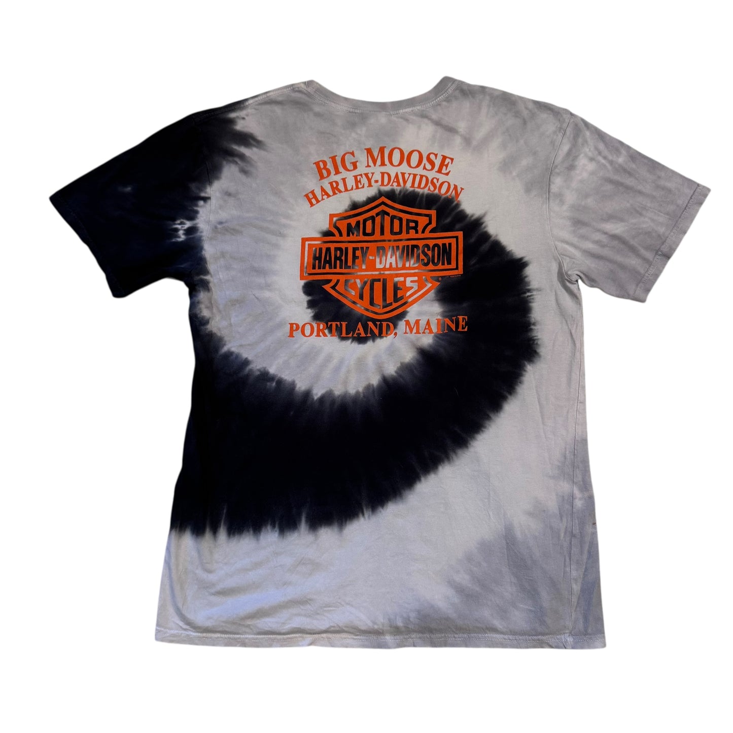 Harley Davidson Portland, Maine Tie Dye T-Shirt (XL)