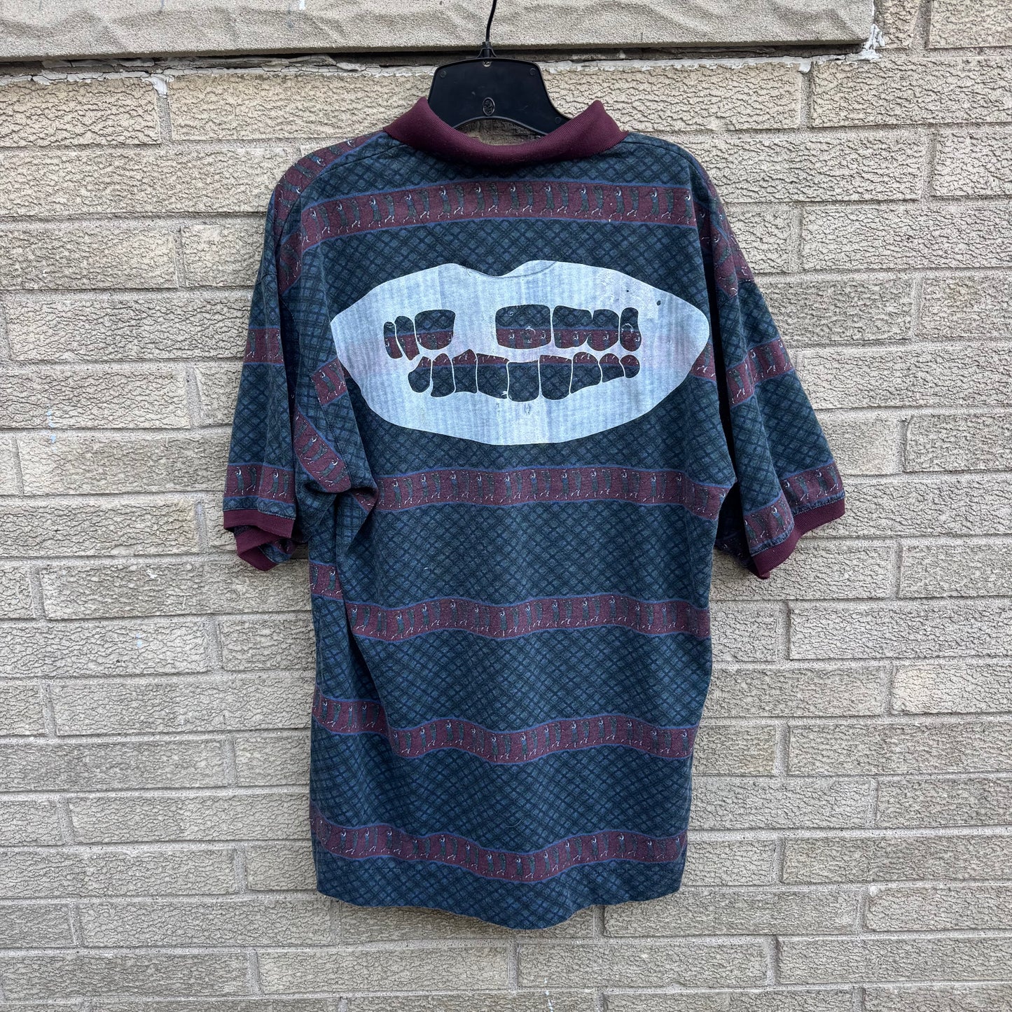 NEVER KILL YOURSELF 1/1 Polo T-Shirt (Medium)