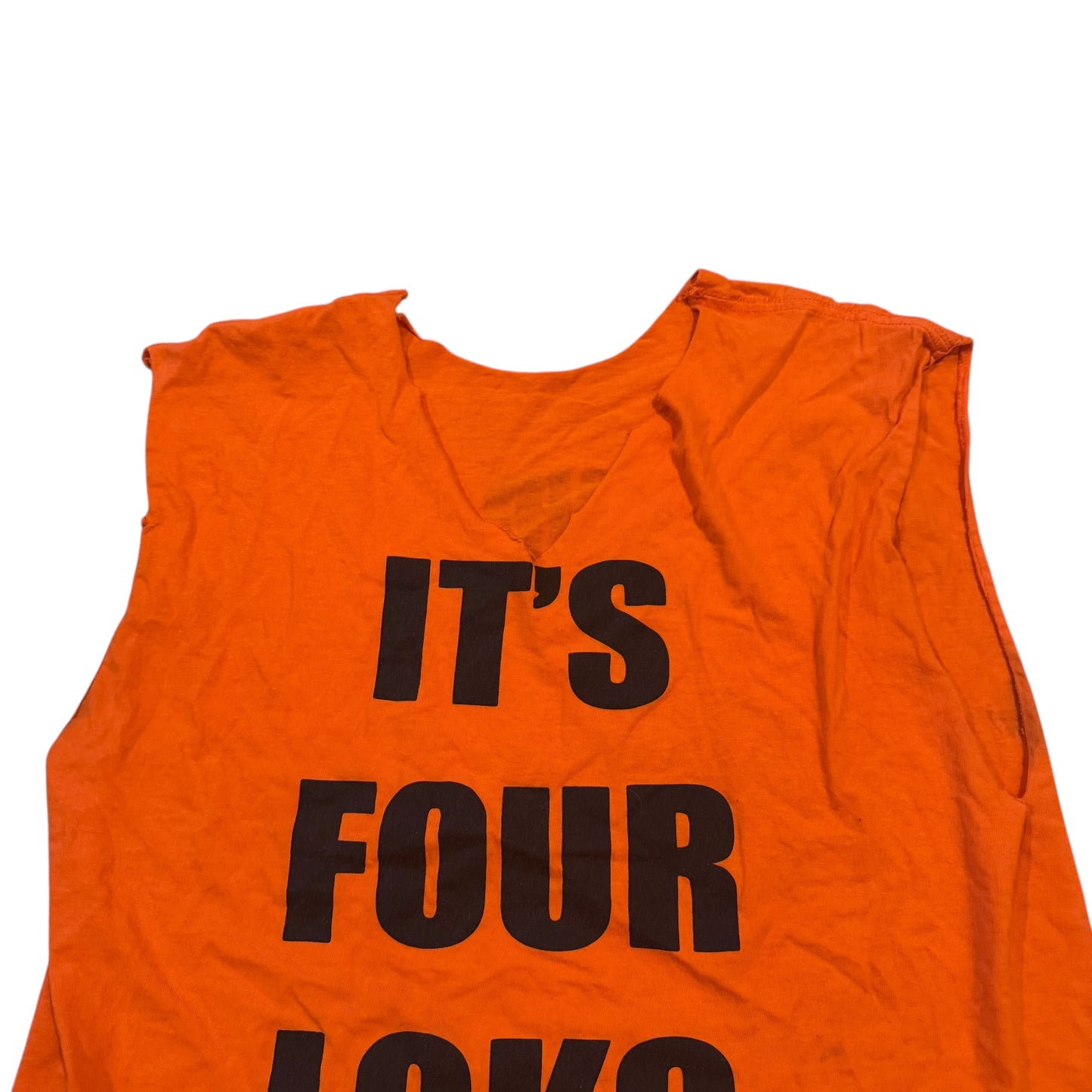 Four Loko Friday Chopped T-Shirt Orange (XL) PERSONALS COLLECTION
