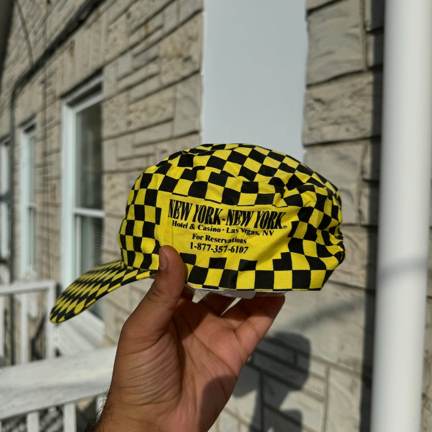 New York New York Hotel And Casino Painters Hat 90s