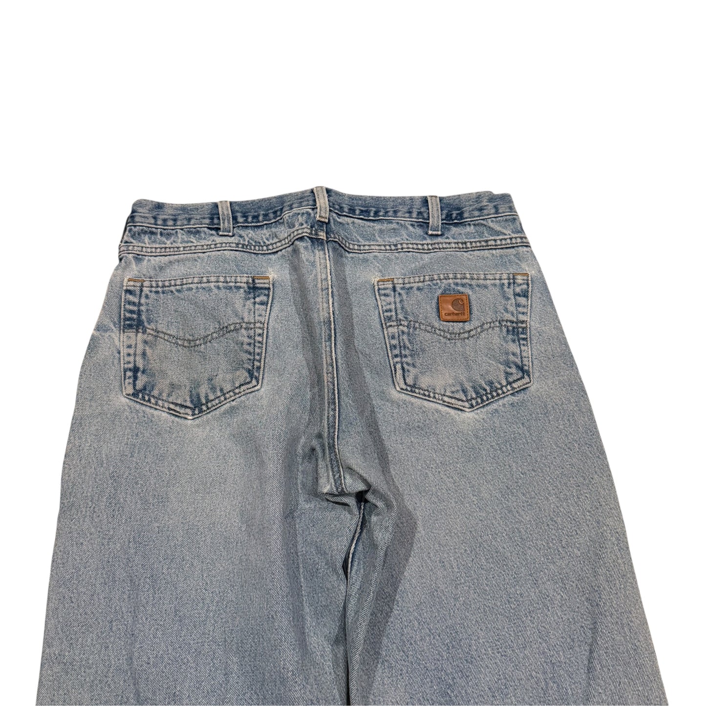 Carhartt Distressed Blue Jeans 90s (36x27) PERSONALS COLLECTION