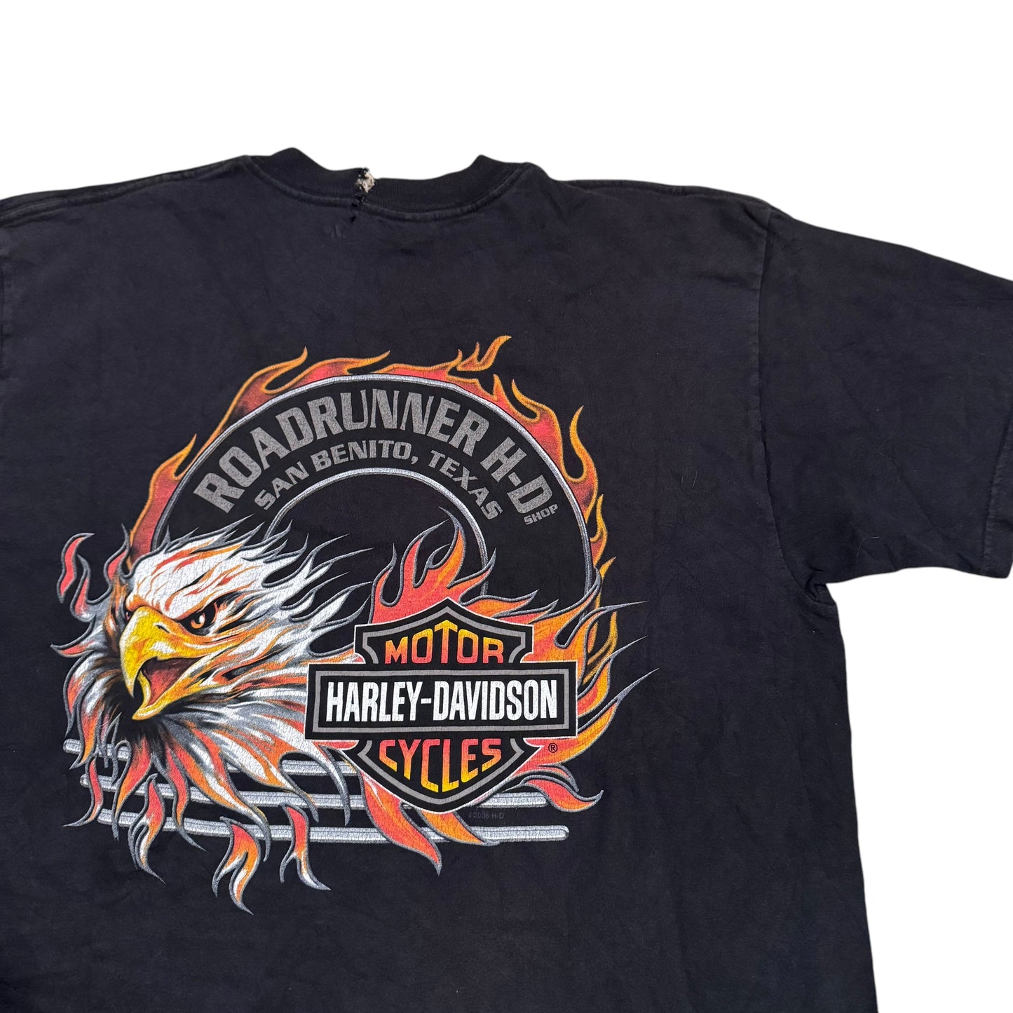 Harley Davidson San Benito, TX T-Shirt 2000s (Large)
