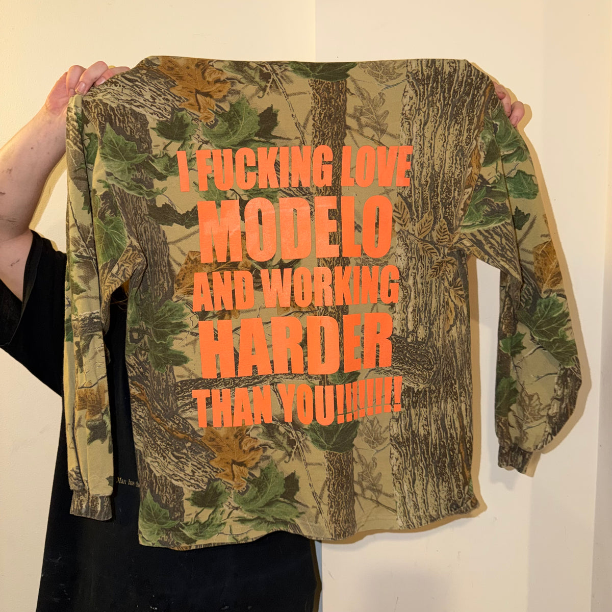 Spiritually Mexican Camo Long Sleeve T-Shirt (XXL)