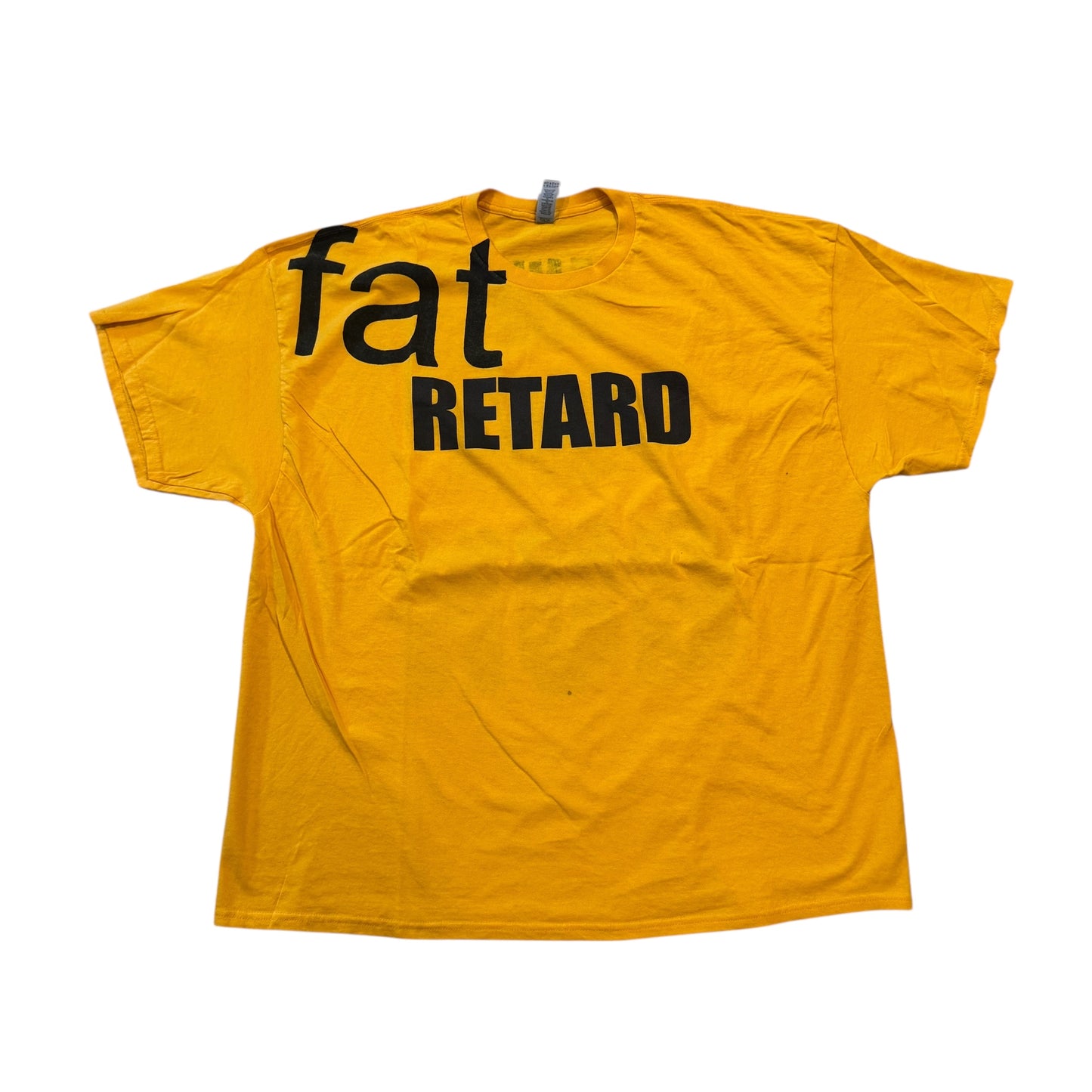 Fat Retard Faggot And I Have A Gun Sample T-Shirt (XXXL) PERSONALS COLLECTION