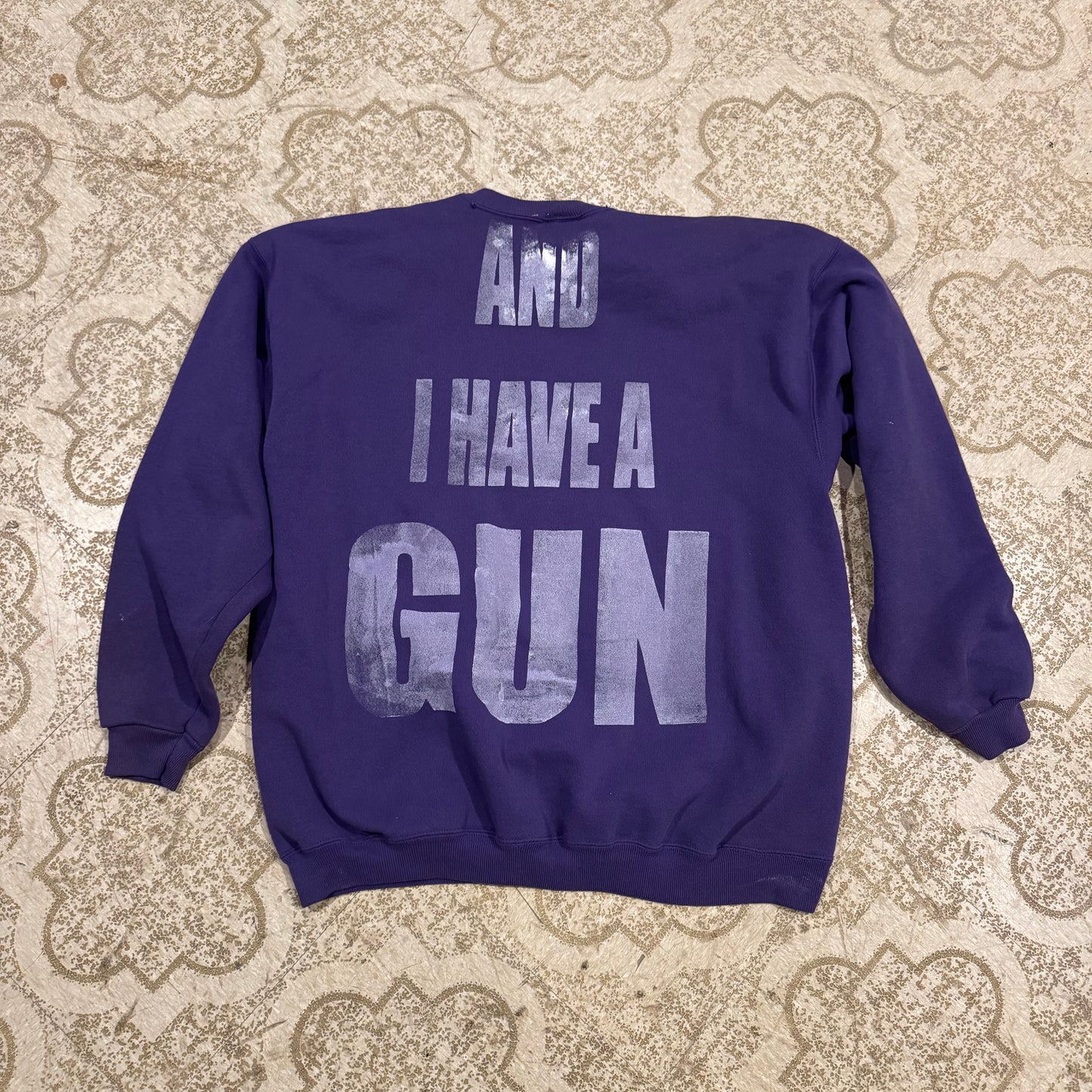 Karma Kills… And I Have A Gun 1/1 Crewneck (XL)