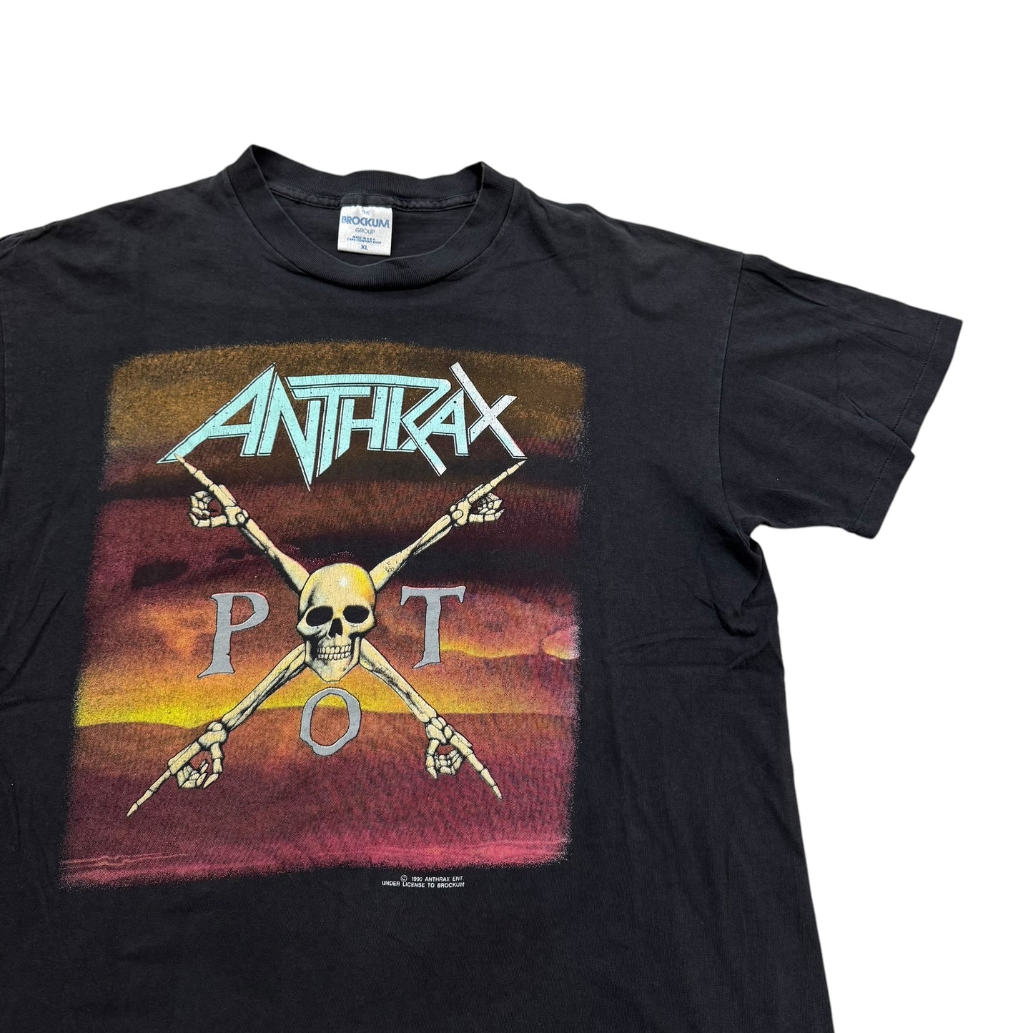 Anthrax Persistence Of Time Tour Shirt 90s (Boxy Large)