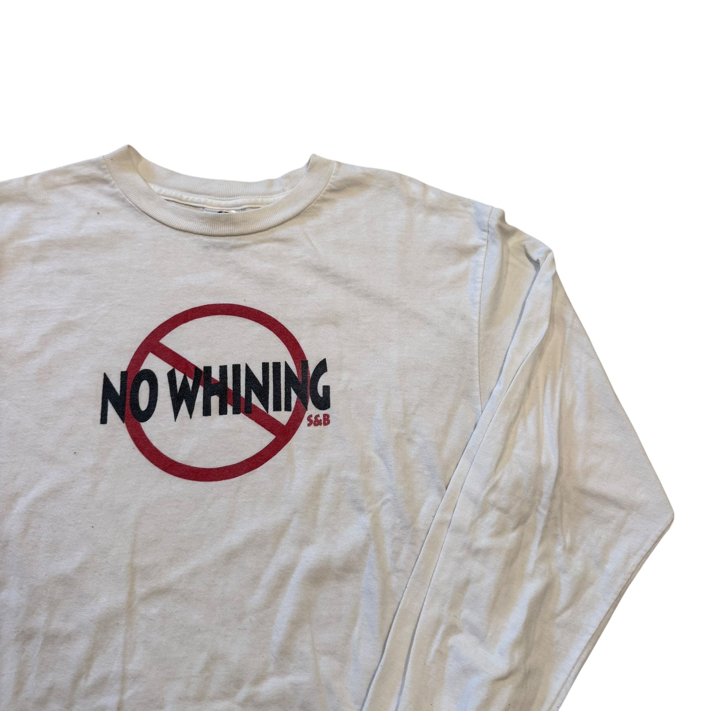 No Whining Long Sleeve T-Shirt 2000s (Medium)