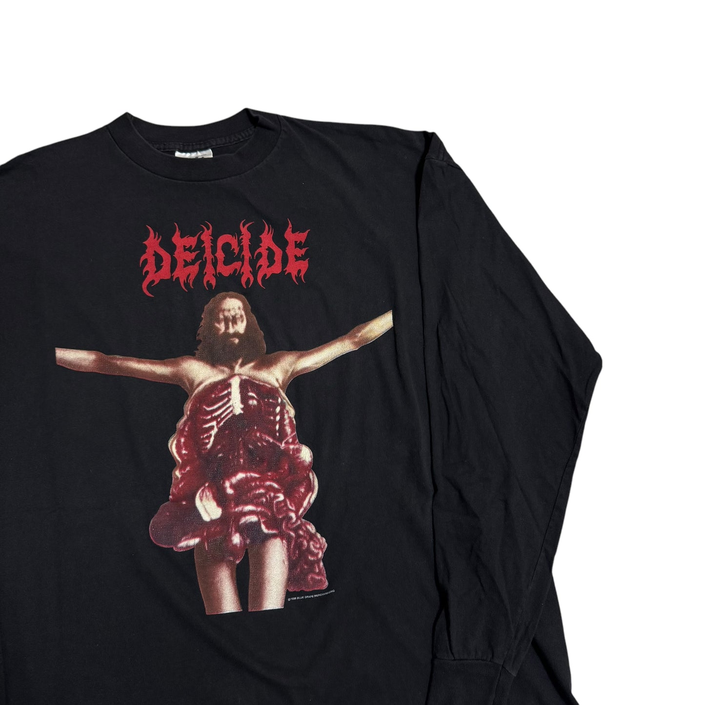 Deicide Once Upon The Cross Long Sleeve T-Shirt 90s (XL)