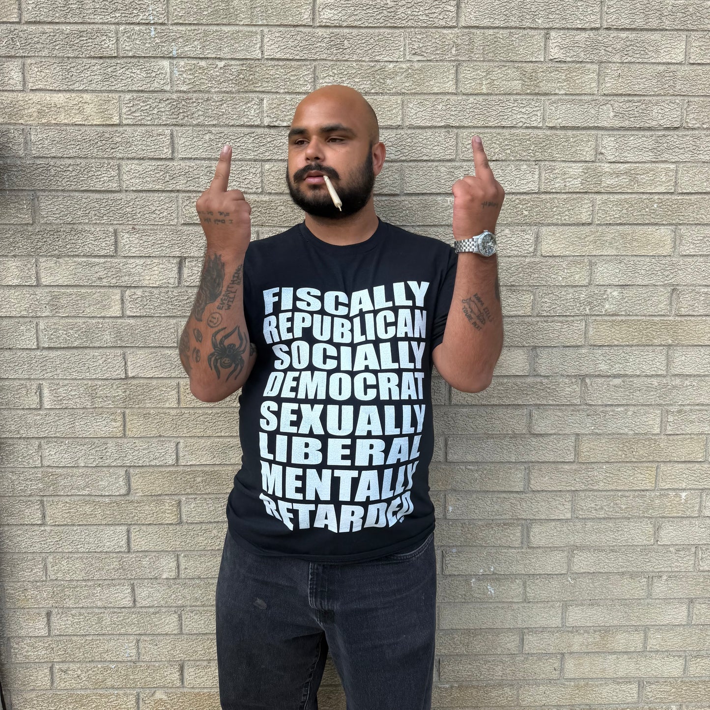 Fiscally Republican… Mentally Retarded T-Shirt