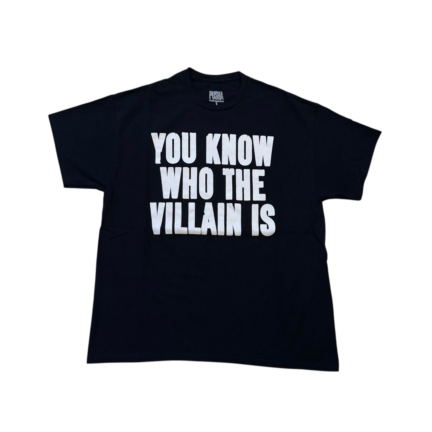 Pusha T “You Know Who The Villain Is’ It’s Almost Dry Tour T-Shirt (XL)