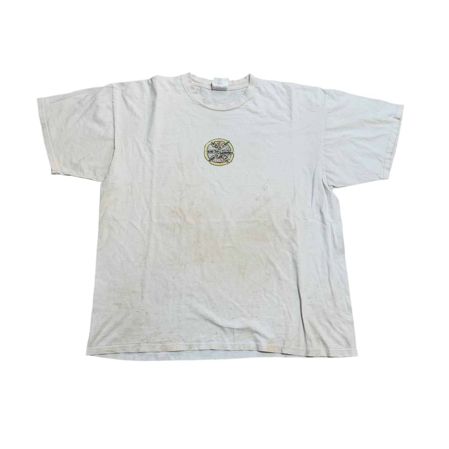 Nike Hoops T-Shirt 90s THRASHED AND FUCKED (XL) PERSONALS COLLECTION