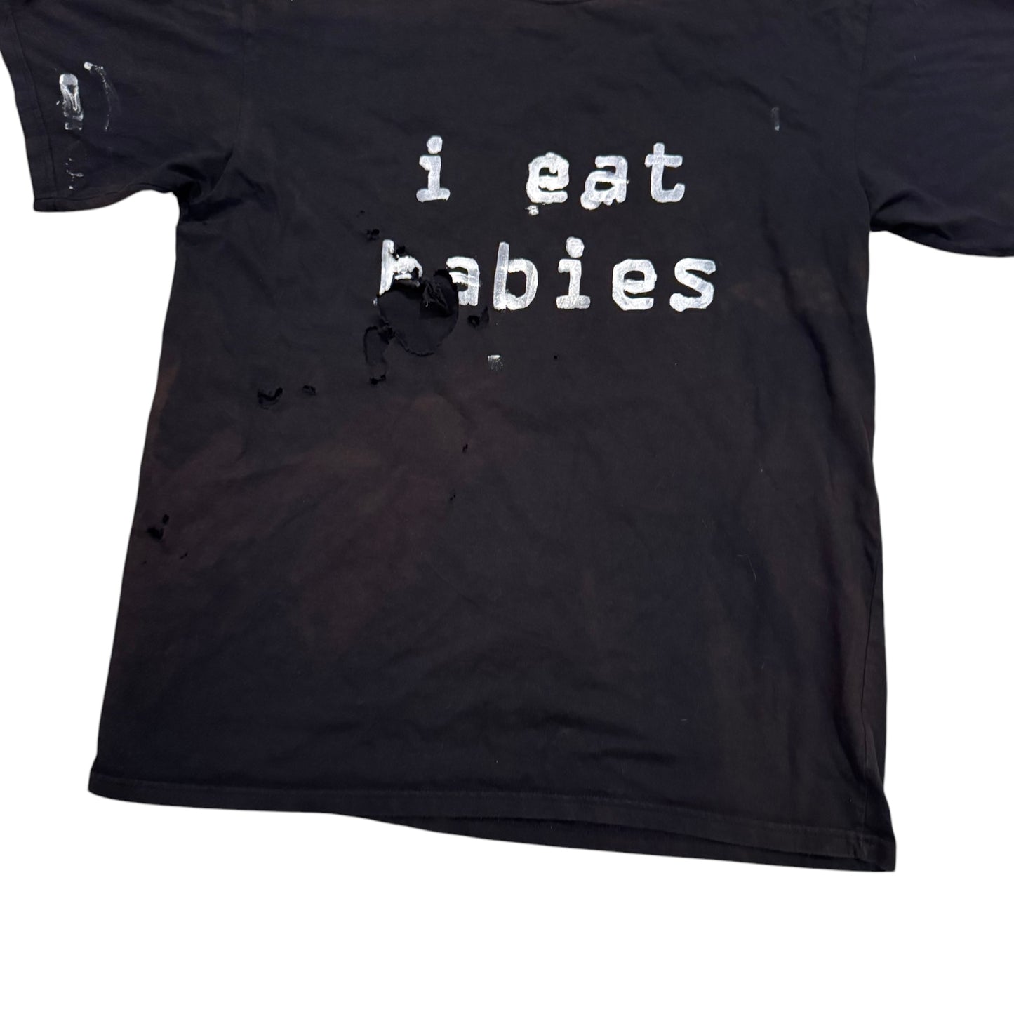 I Eat Babies Thrashed And Fuked T-Shirt (Large)