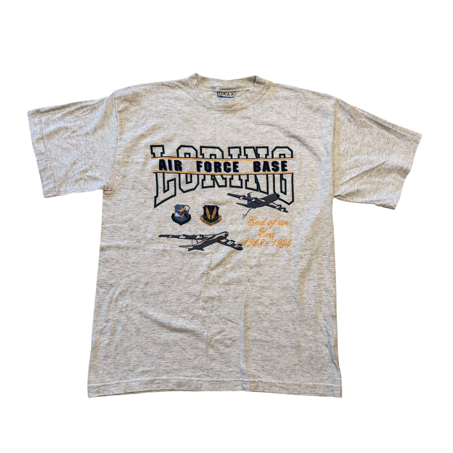 Moose On The Lose Air Force Base T-Shirt 90s (Large)