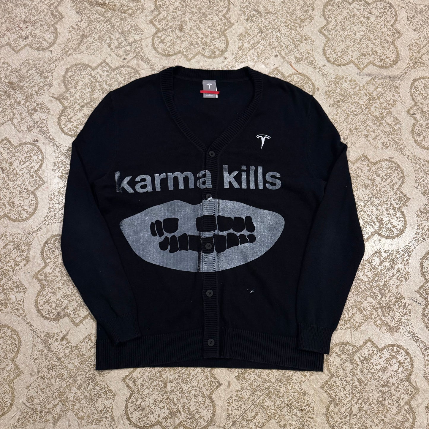 Karma Kills… And I Have A Gun 1/1 Cardigan (Medium)