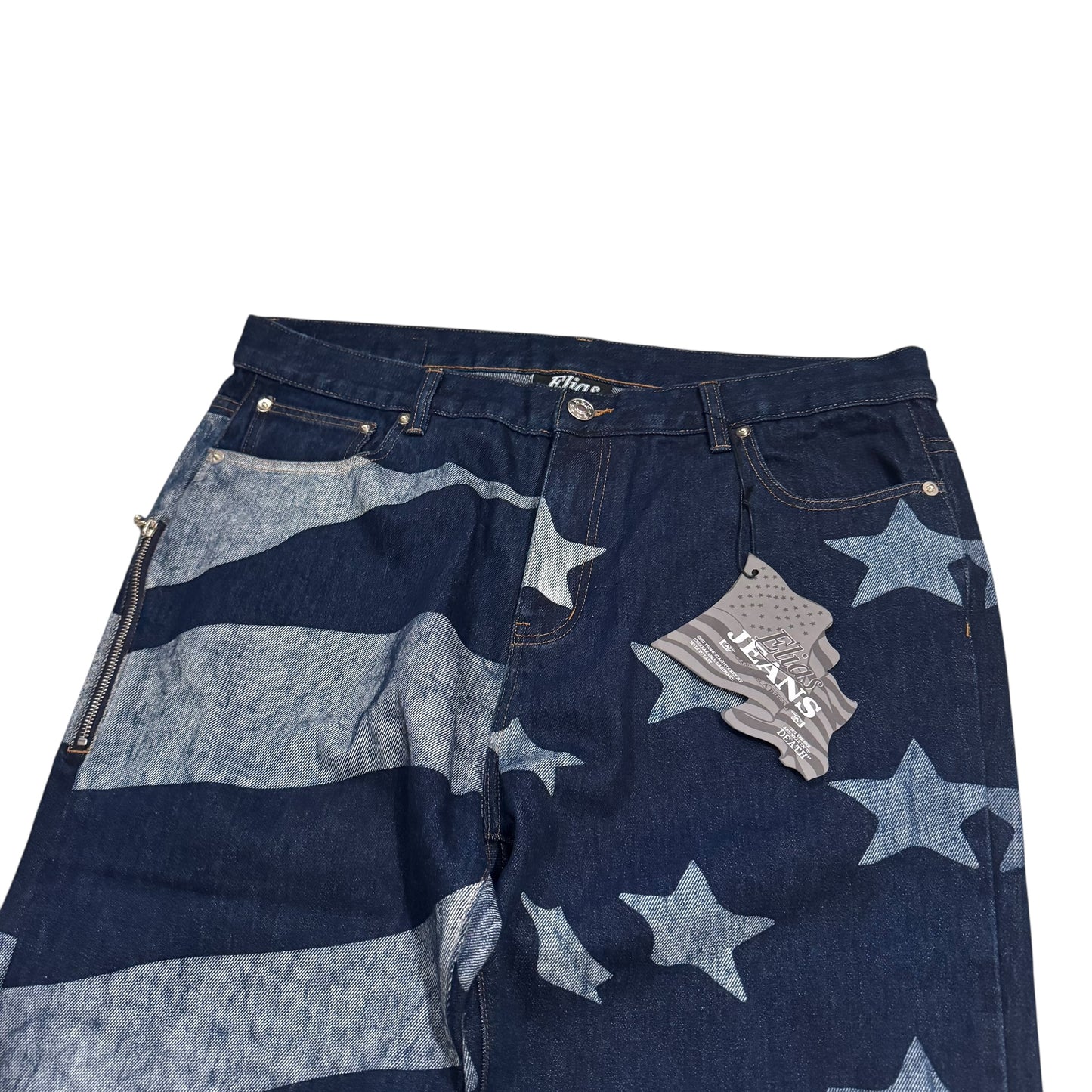 Elias American Flag Denim BRAND NEW (36) PERSONALS COLLECTION
