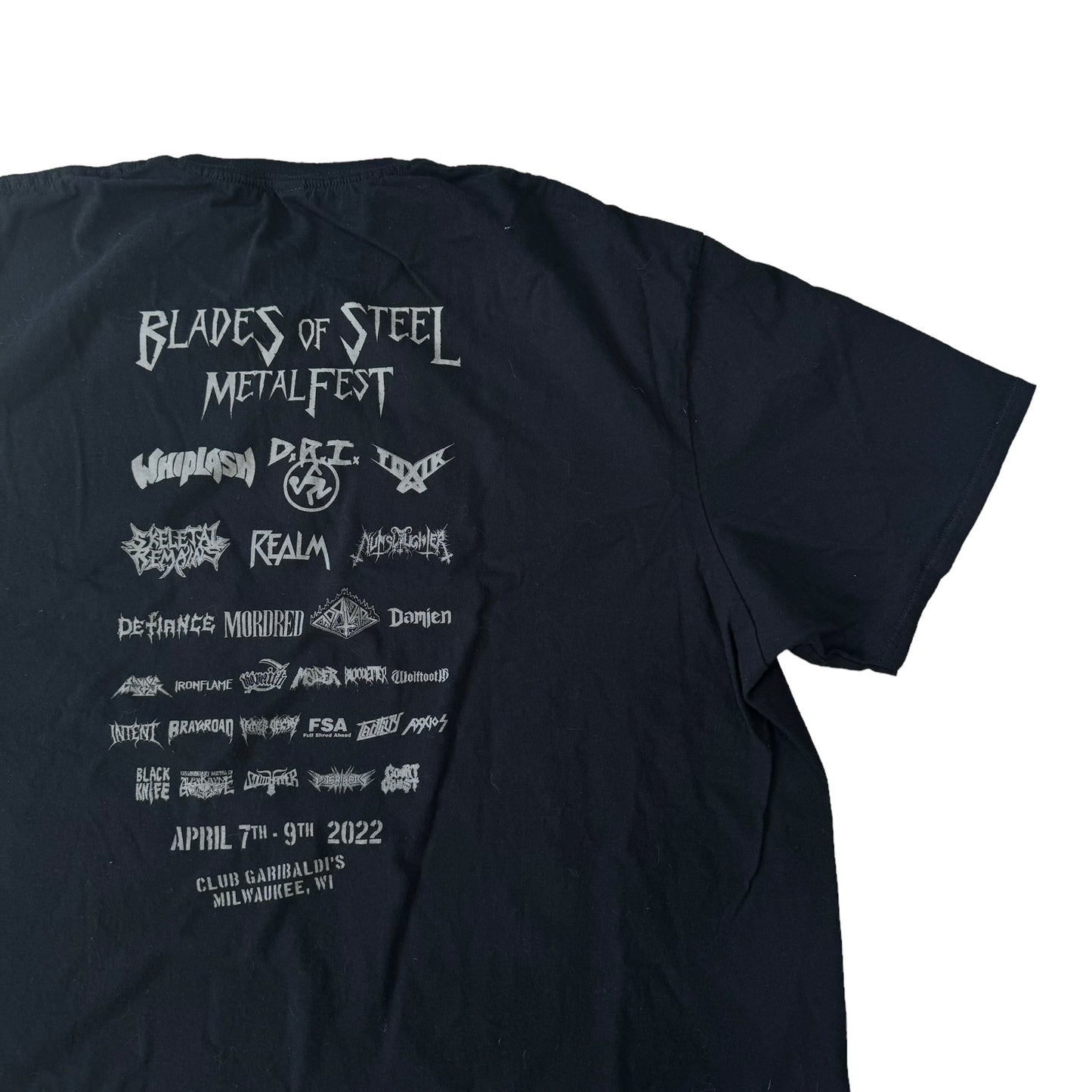 Blades Of Steel Metal Fest 2022 T-Shirt (XXXL)