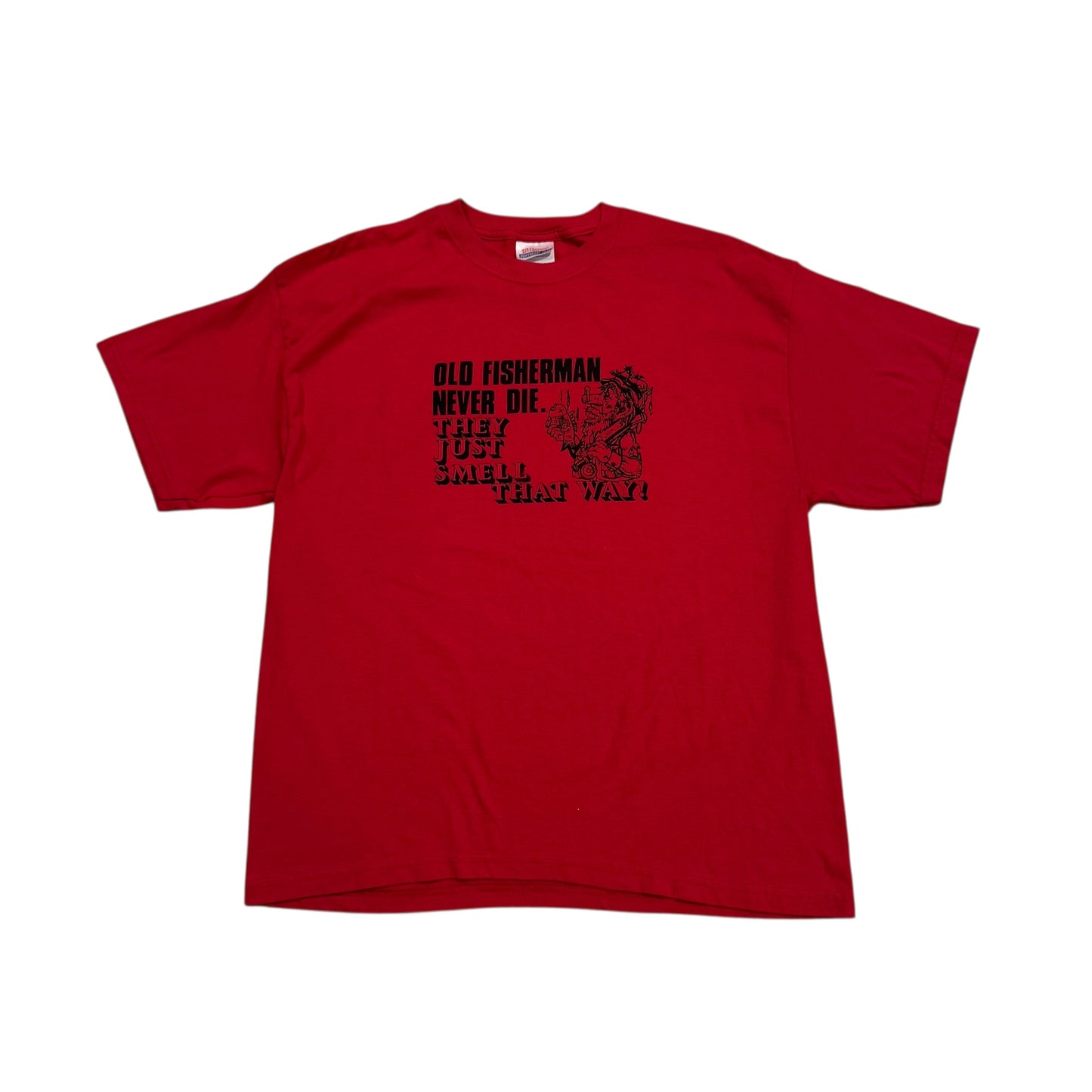 Fisherman Don’t Die… T-Shirt 2000s (Large)