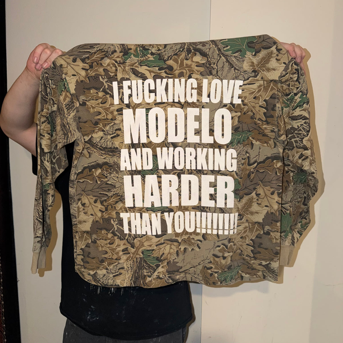 Spiritually Mexican Camo Long Sleeve T-Shirt (XL)