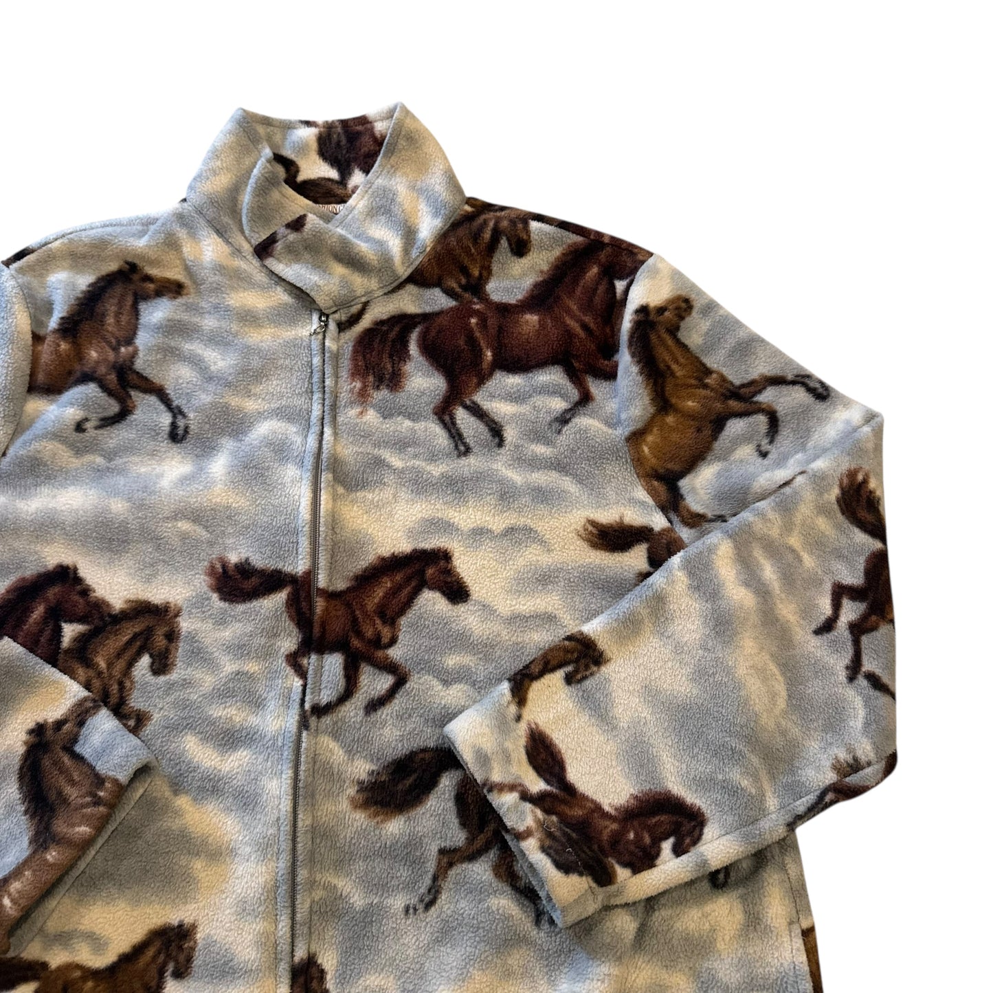 Horses In The Clouds All Over Print Fleece (XXL)
