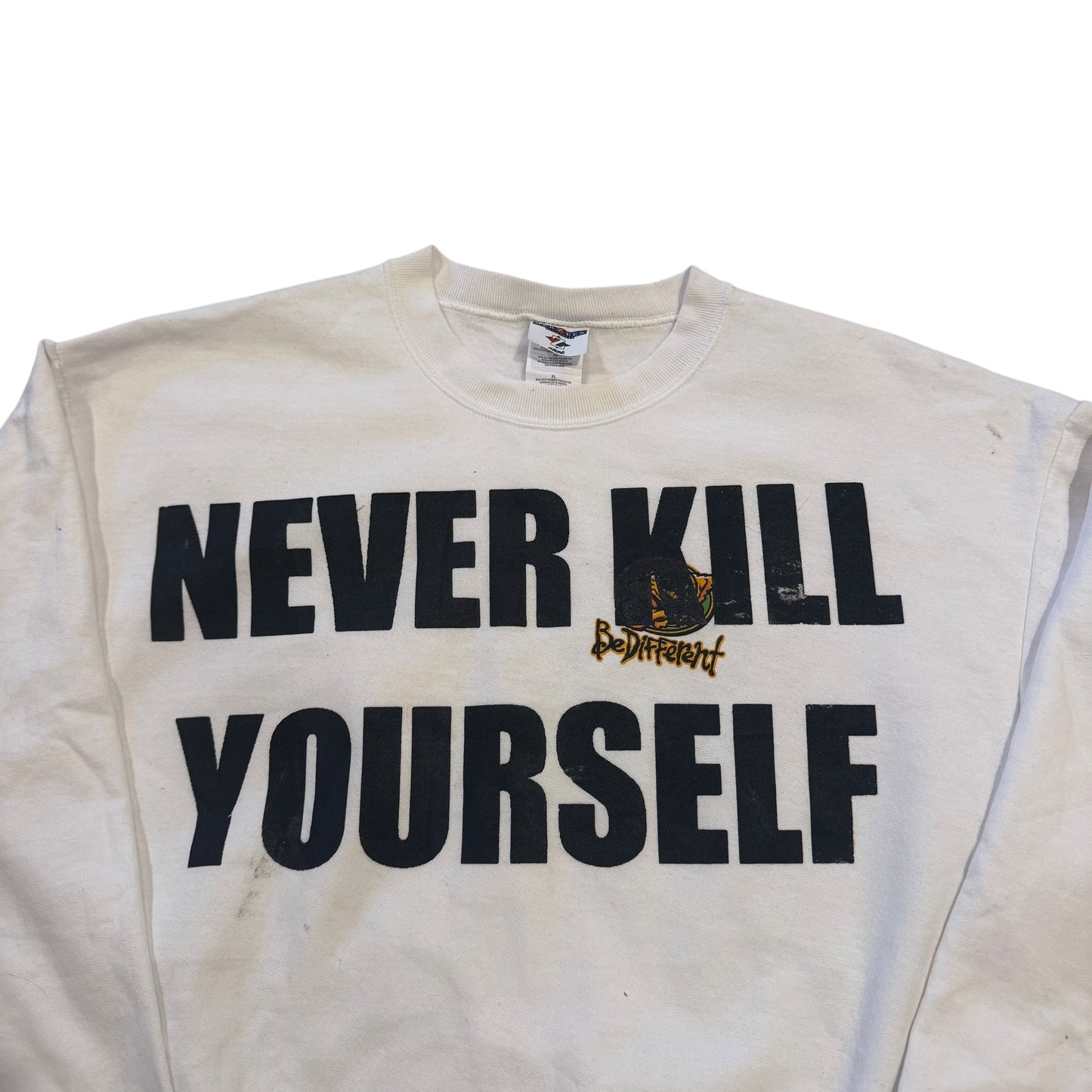 NEVER KILL YOURSELF 1/1 Crewneck (XL)