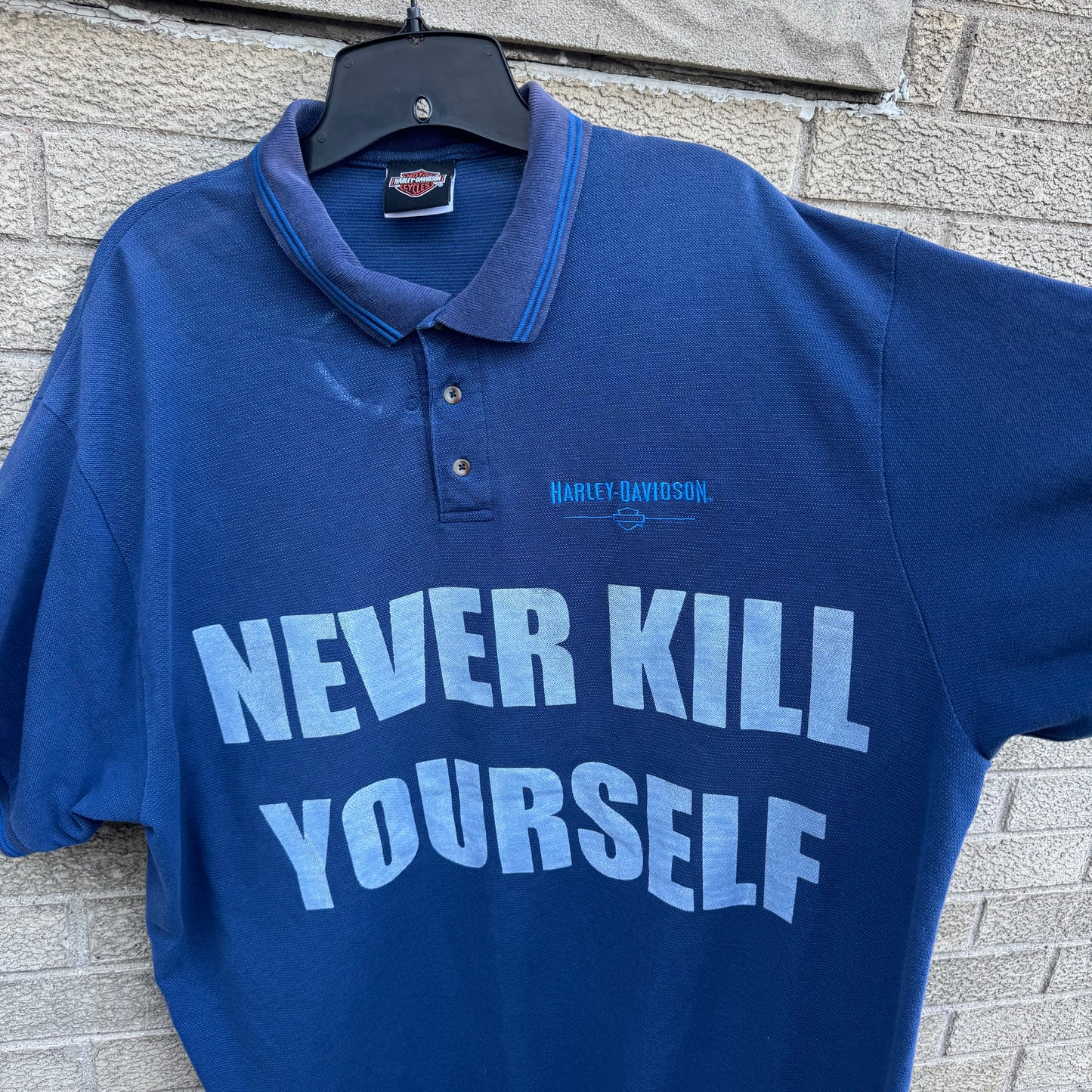 NEVER KILL YOURSELF 1/1 Polo T-Shirt (XXL)