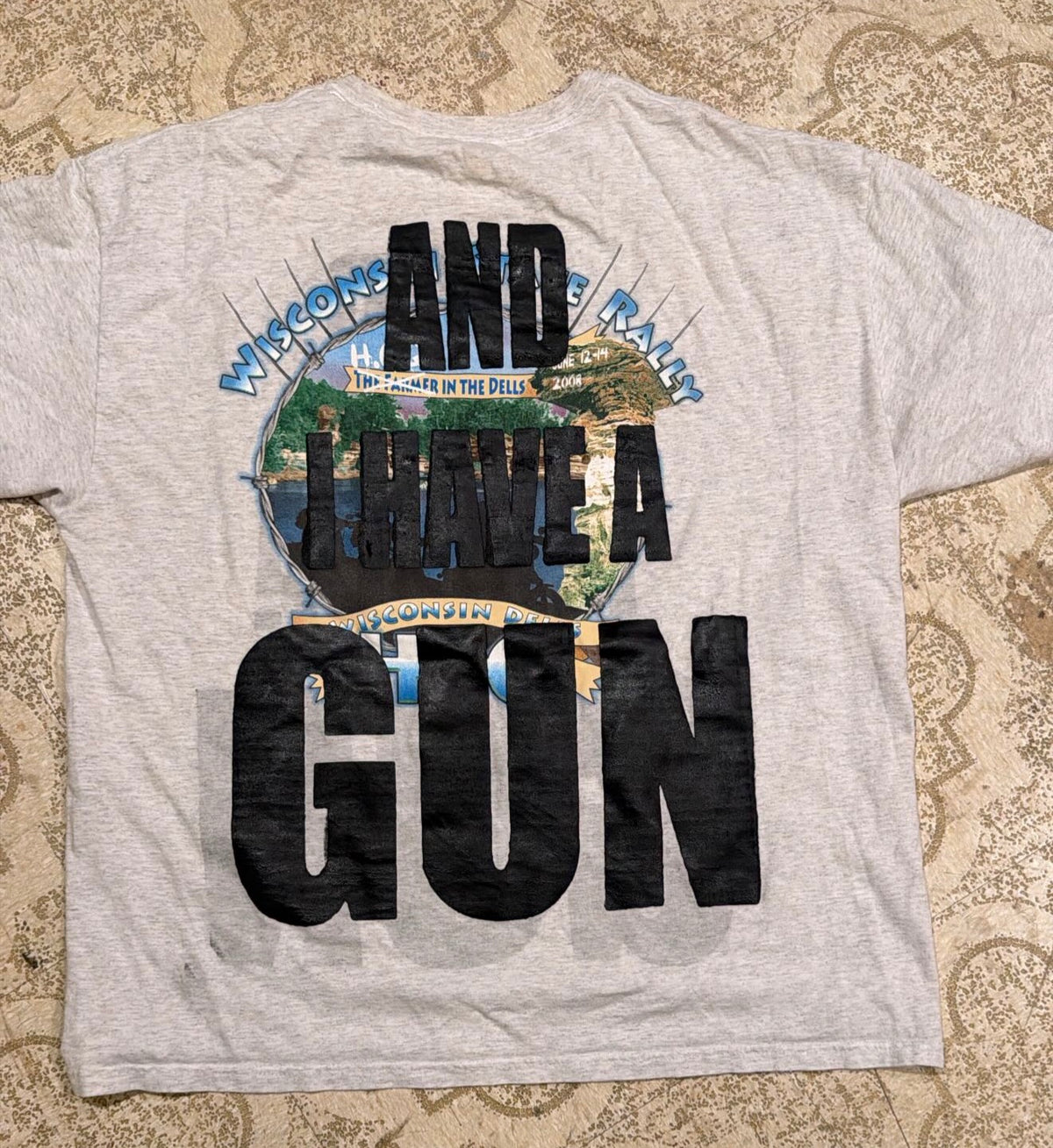 Retard Faggot And I Have A Gun T-Shirt (XL)