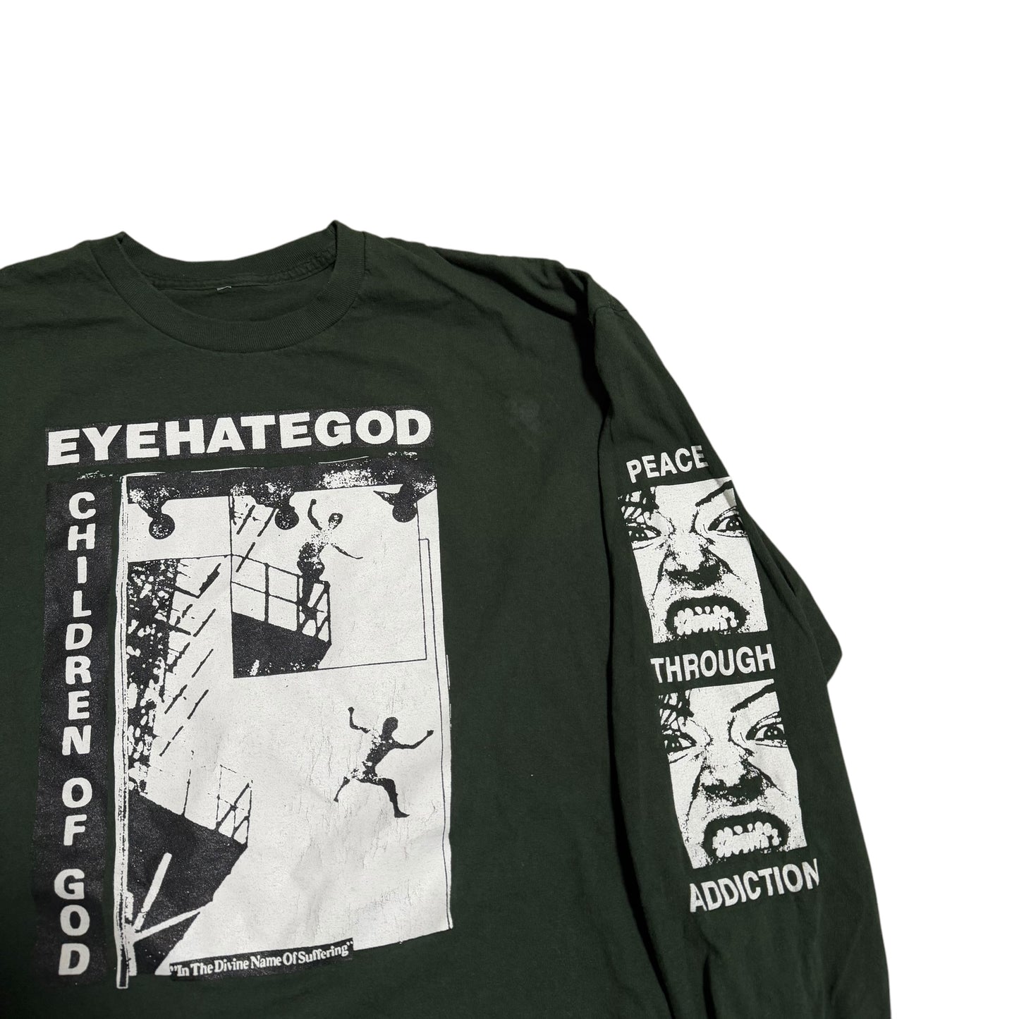 Eyehategod Pain Through Addiction Long Sleeve T-Shirt (XXL)