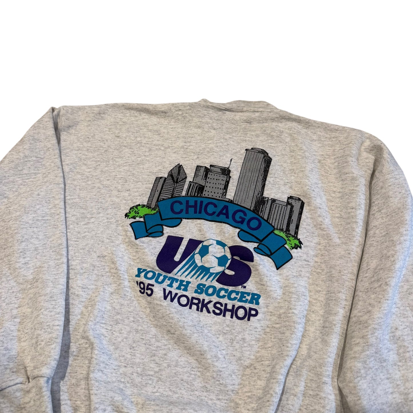 Adidas Chicago Youth Soccer Crewneck 90s (XXL) [ REAL SHOPPER EXCLUSIVE ]