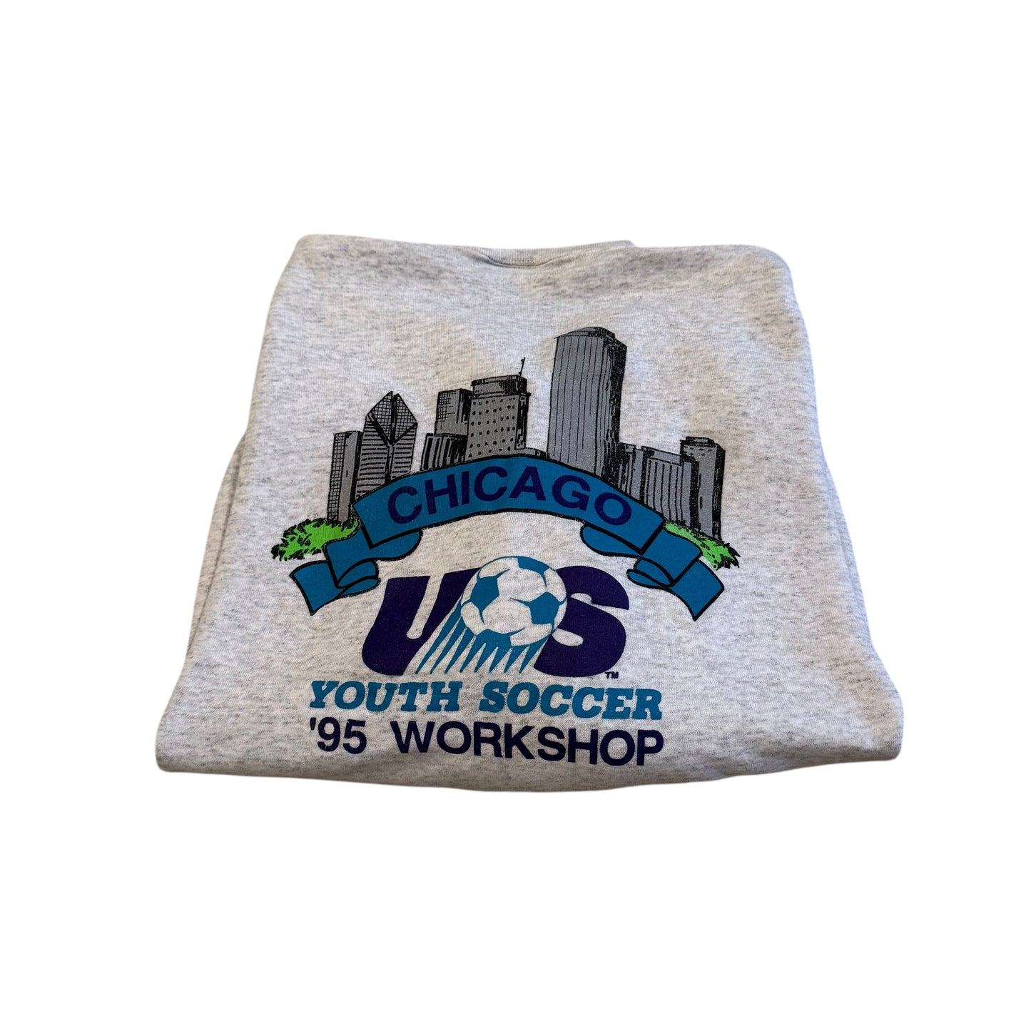 Adidas Chicago Youth Soccer Crewneck 90s (XXL) [ REAL SHOPPER EXCLUSIVE ]