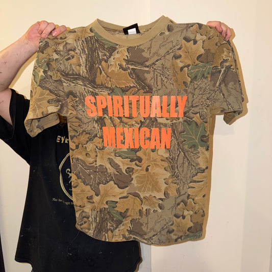 Spiritually Mexican Camo T-Shirt (Large)