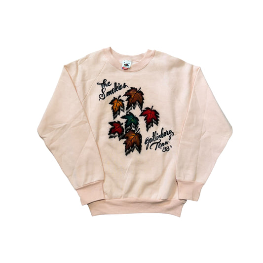 The Smokies Peach Crewneck 80s (Medium) [ REAL SHOPPER EXCLUSIVE ]