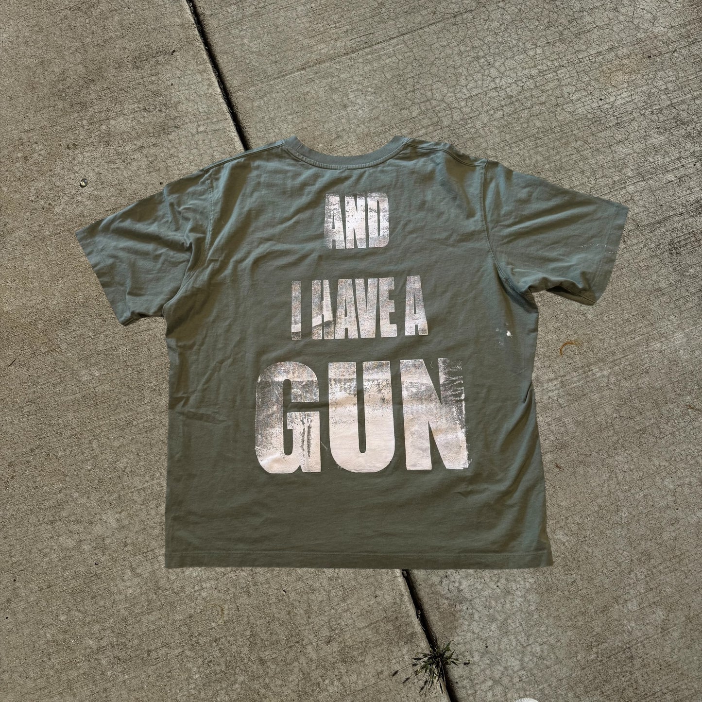 Karma Kills… AND I HAVE A GUN 1/1 T-Shirt (XL)