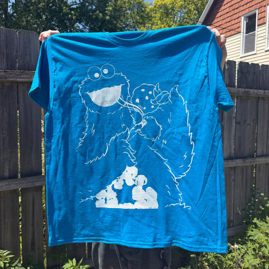 I’M A MONSTER WITHOUT MY COOKIES Blue T-Shirt