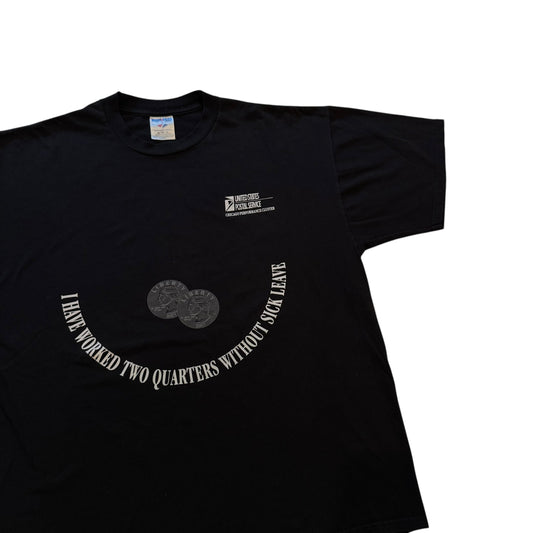 Postal Service I Worked Two Quarters T-Shirt 2000s (XL) [ REAL SHOPPER EXCLUSIVE ]