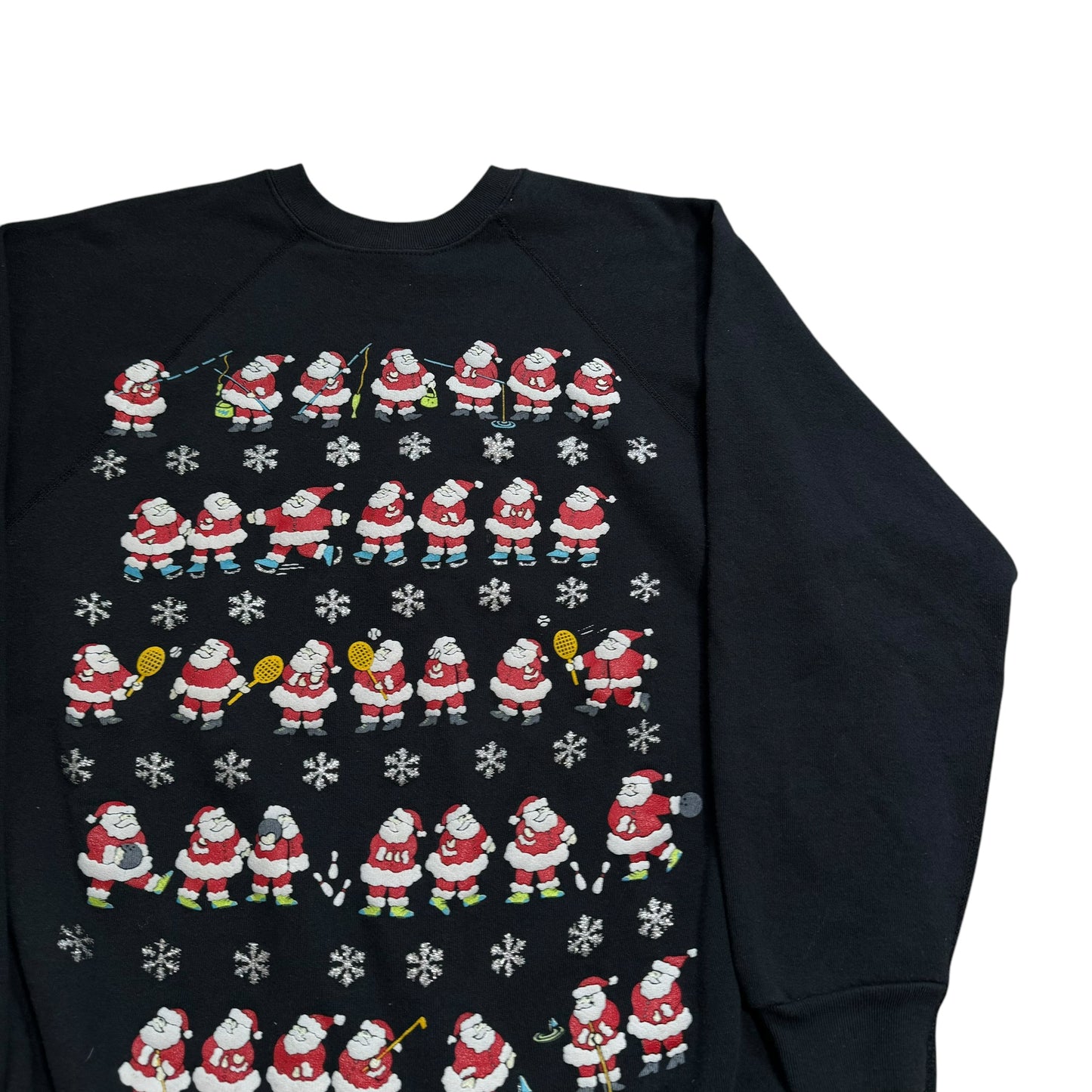 Active Santa Puff Print Sweater 90s (XL)