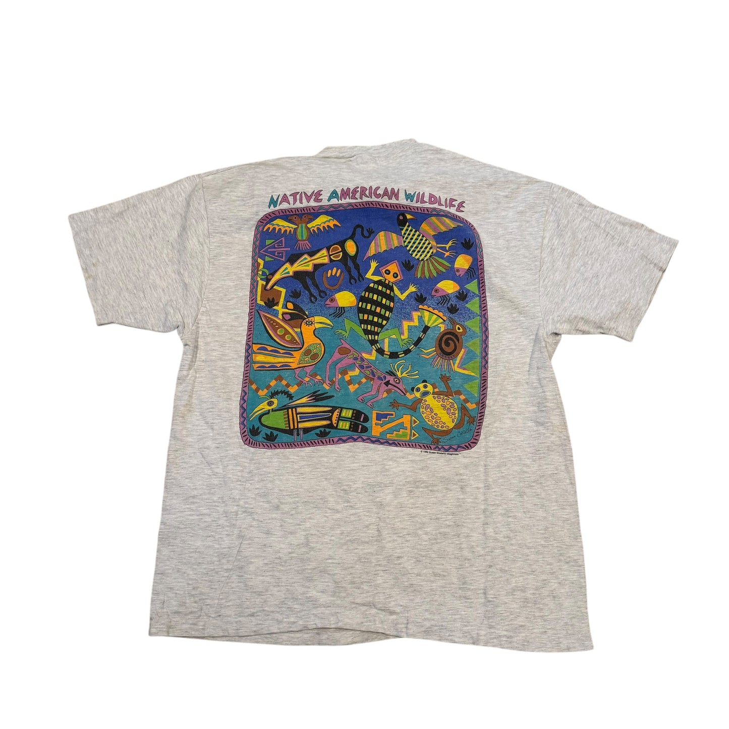 Yosemite Native American Wildlife T-Shirt 90s (XL) [ REAL SHOPPER EXCLUSIVE ]