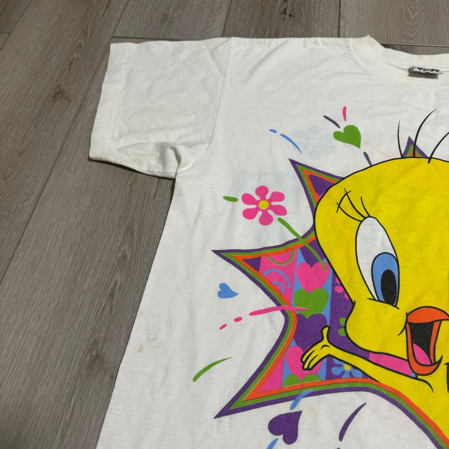 Looney Tunes Tweety Bird T-Shirt 90s (Large)
