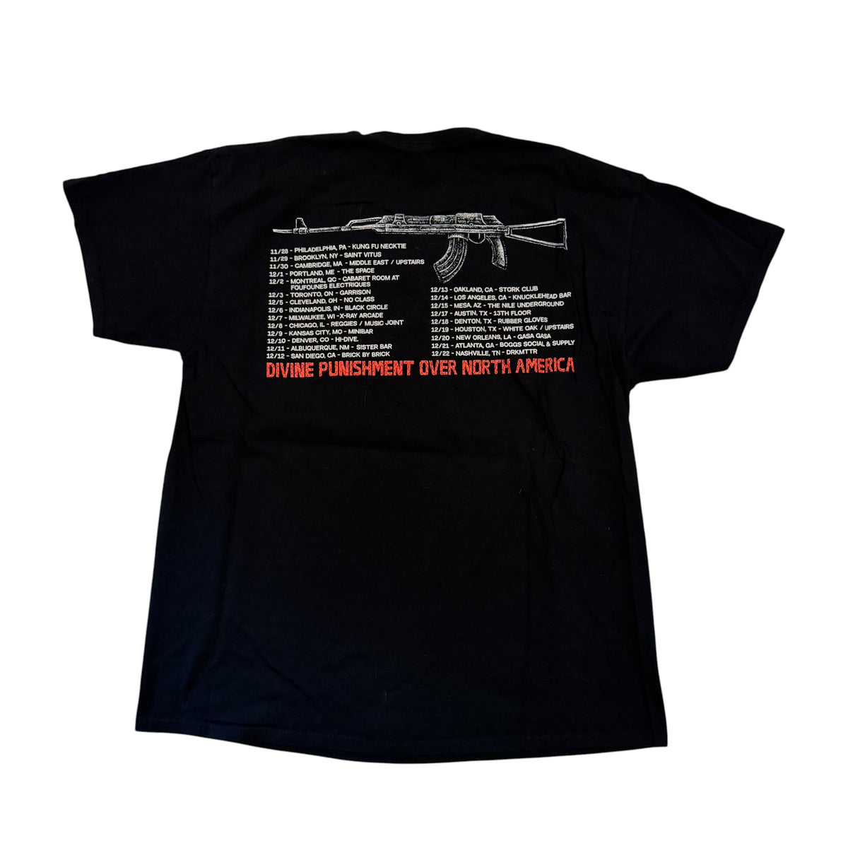 Jarhead Fertilizer Divine Punishment Over North America Tour T-Shirt (XL) PERSONALS COLLECTION