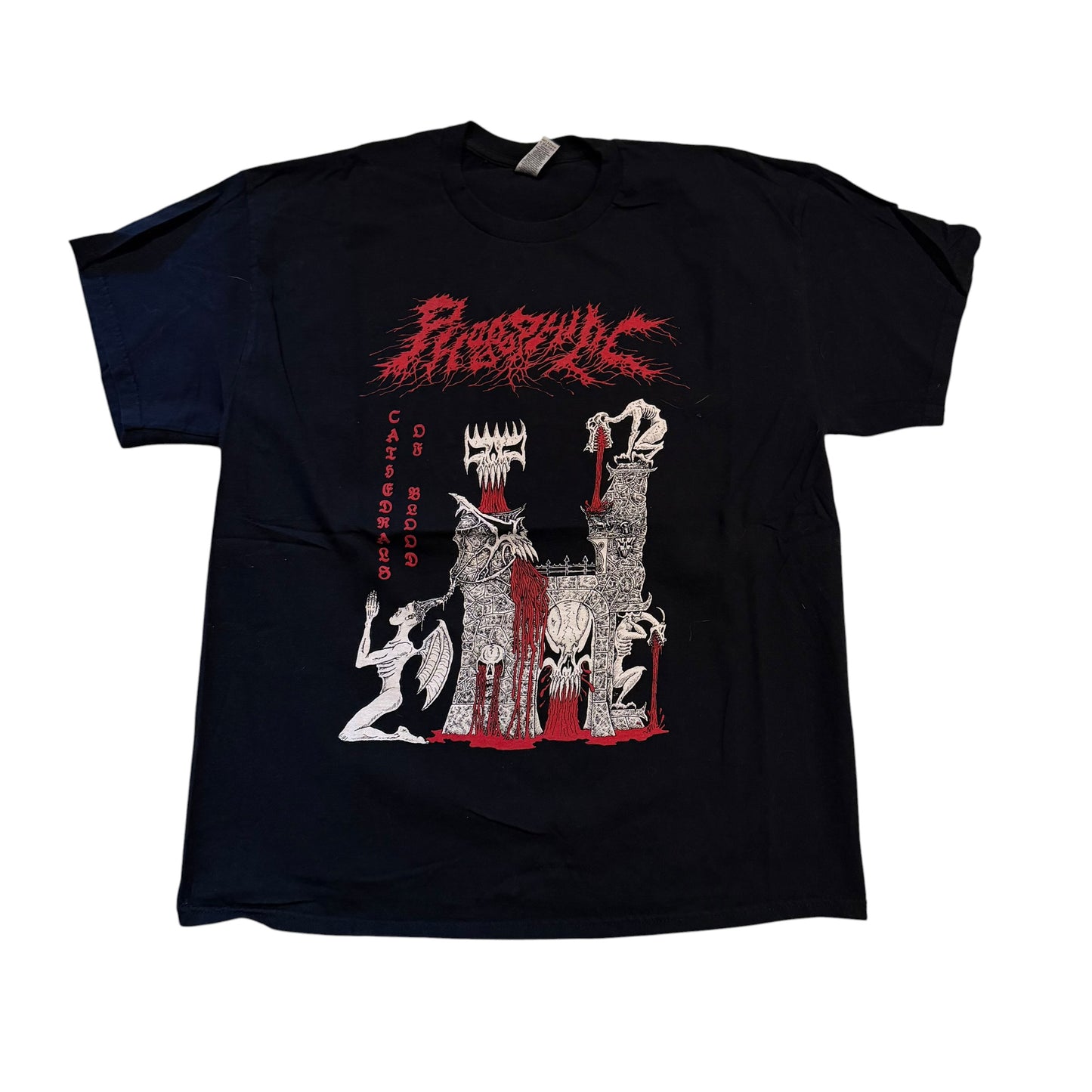 Phobophilic Cathedrals Of Blood T-Shirt (XL) PERSONALS COLLECTION