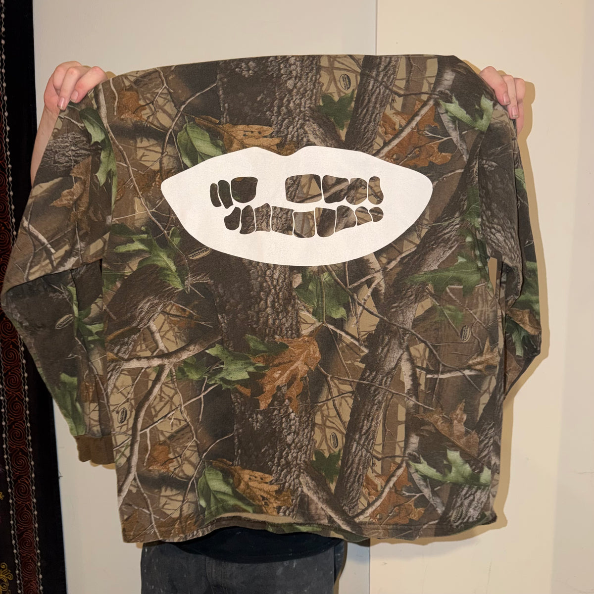 Never Kill Yourself 1/1 Camo Long Sleeve T-Shirt (XXL)